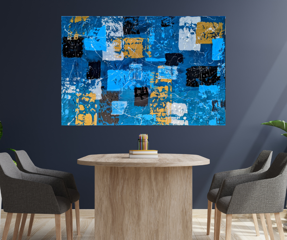 Toile abstraite "Loyauté"