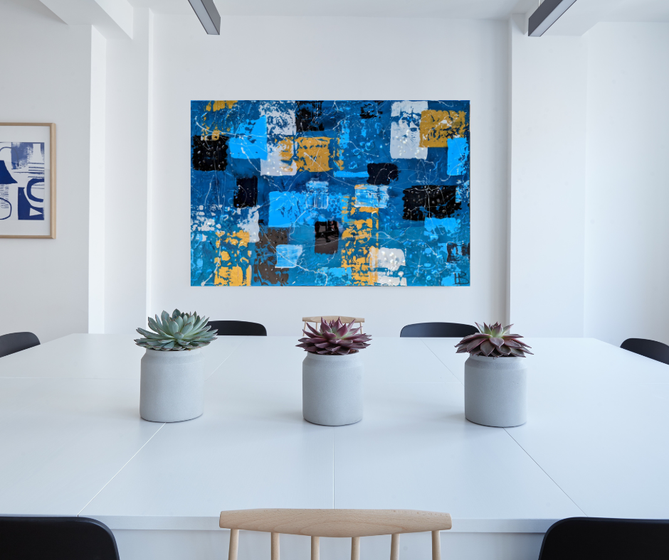 Toile abstraite "Loyauté"