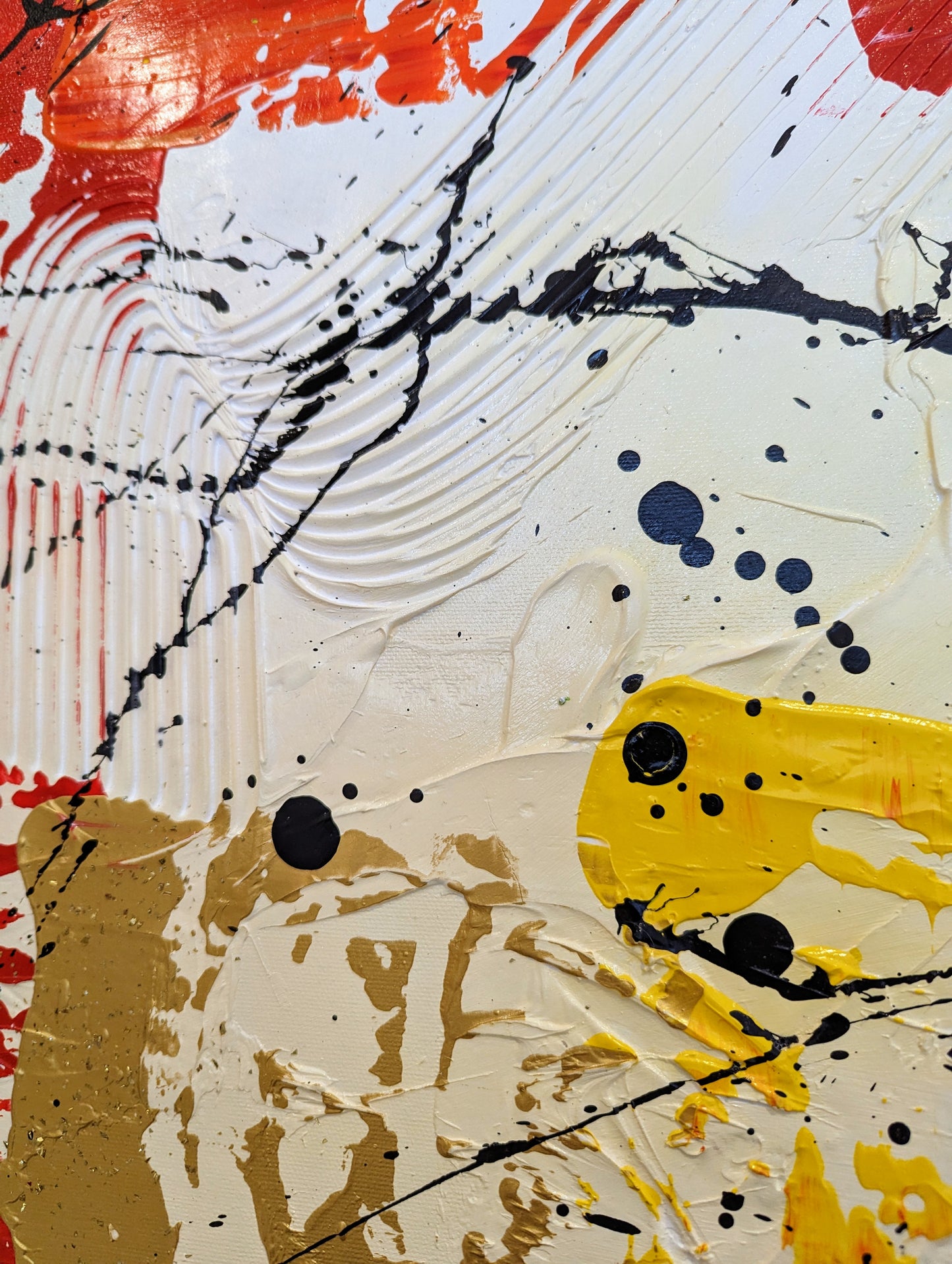 Toile abstraite "Réconfort"