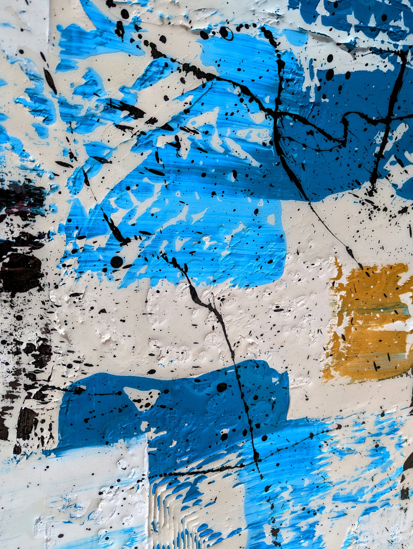 Toile abstraite "Sérénité"