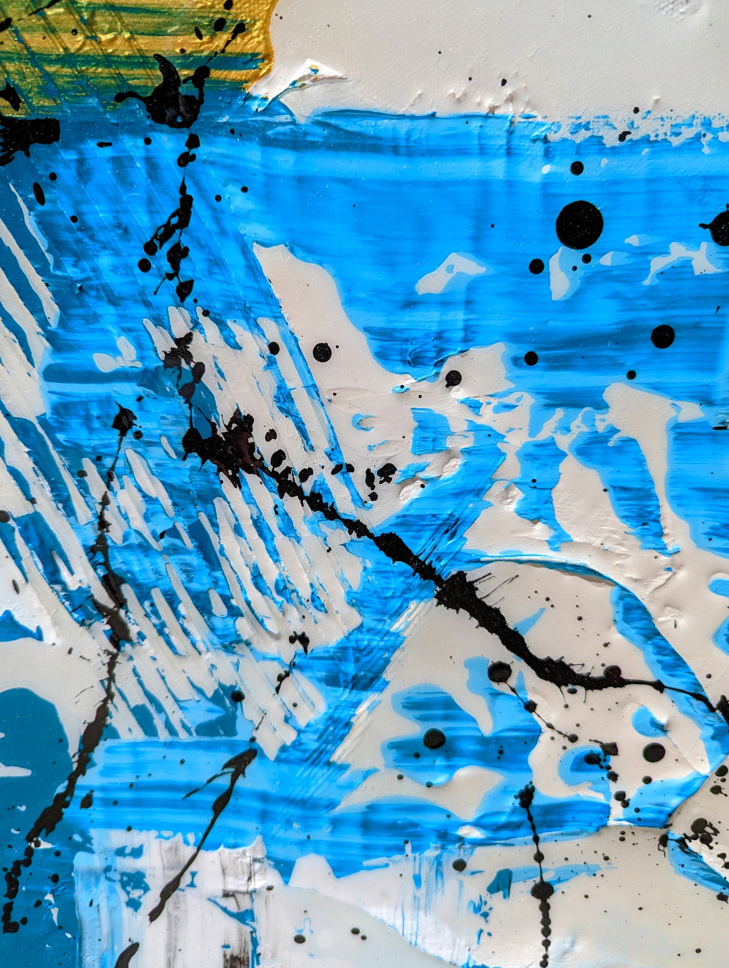 Toile abstraite "Sérénité"