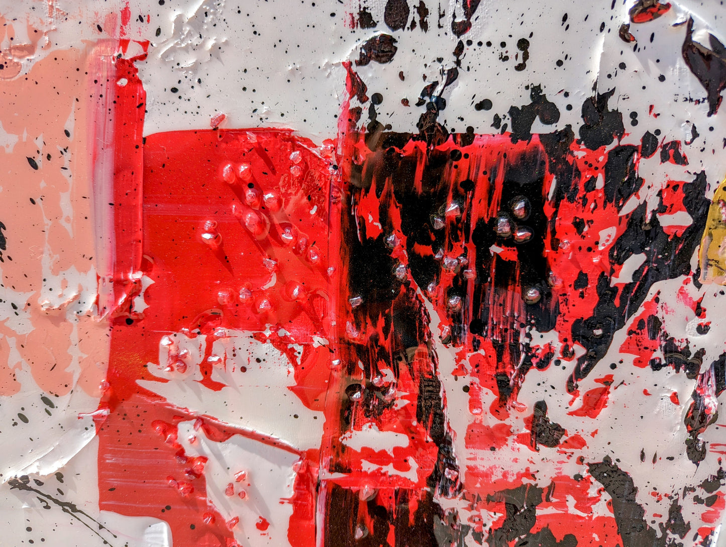 Toile abstraite "Élégance"