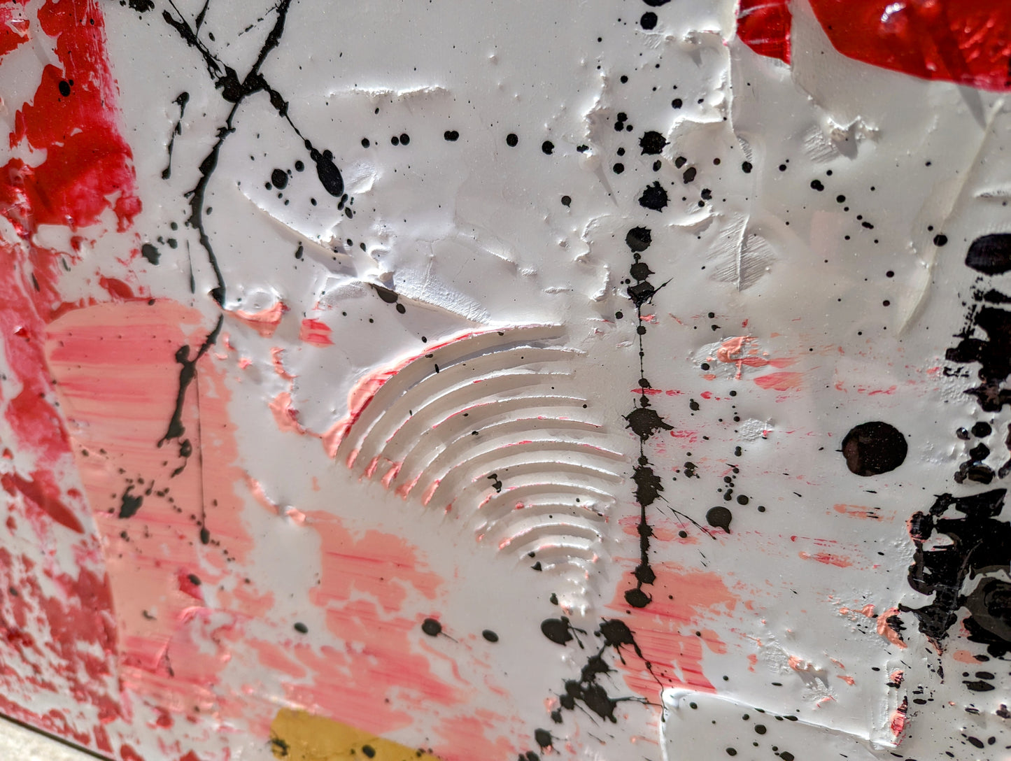 Toile abstraite "Élégance"