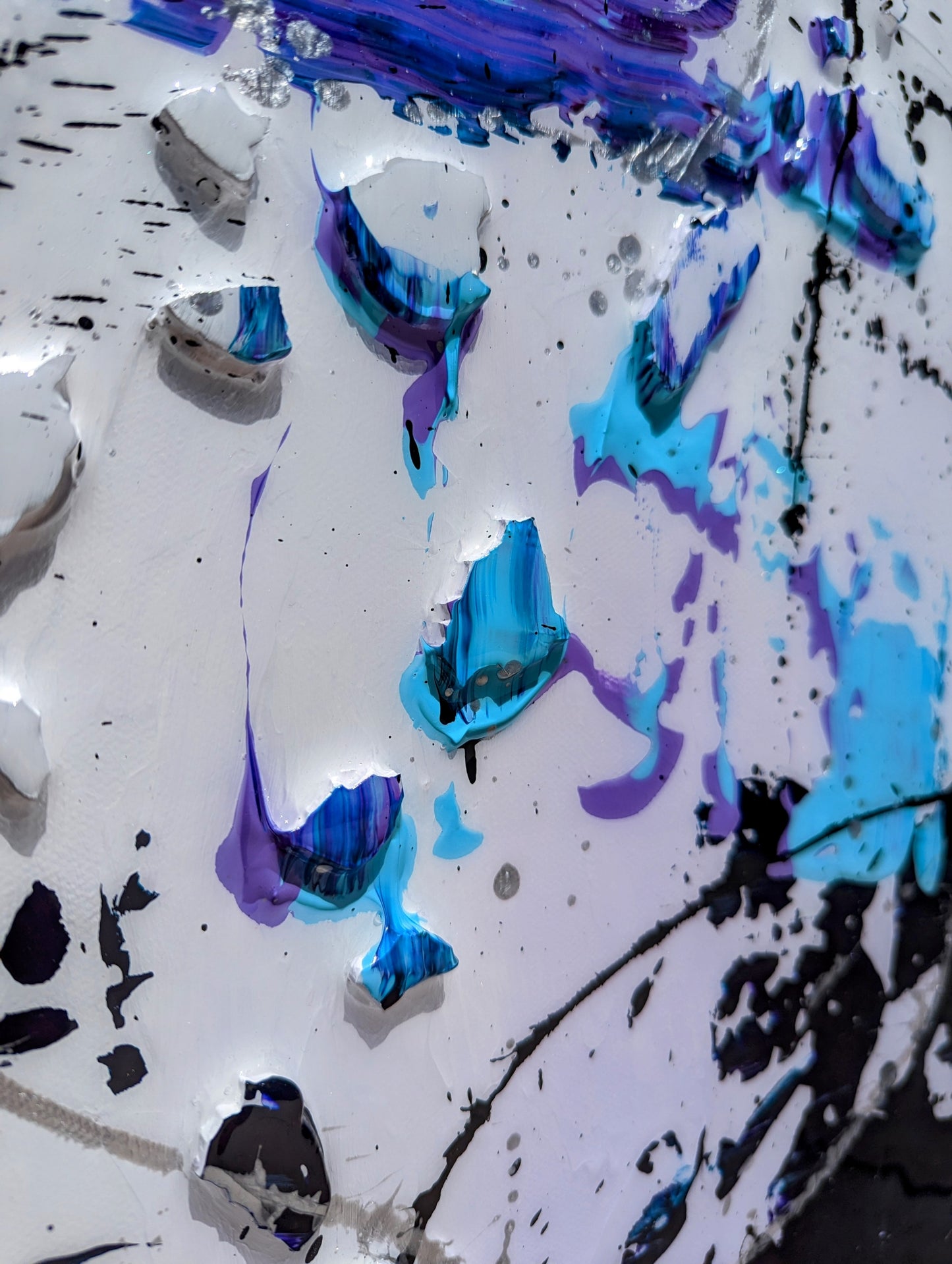 Toile abstraite ''Symbiose''