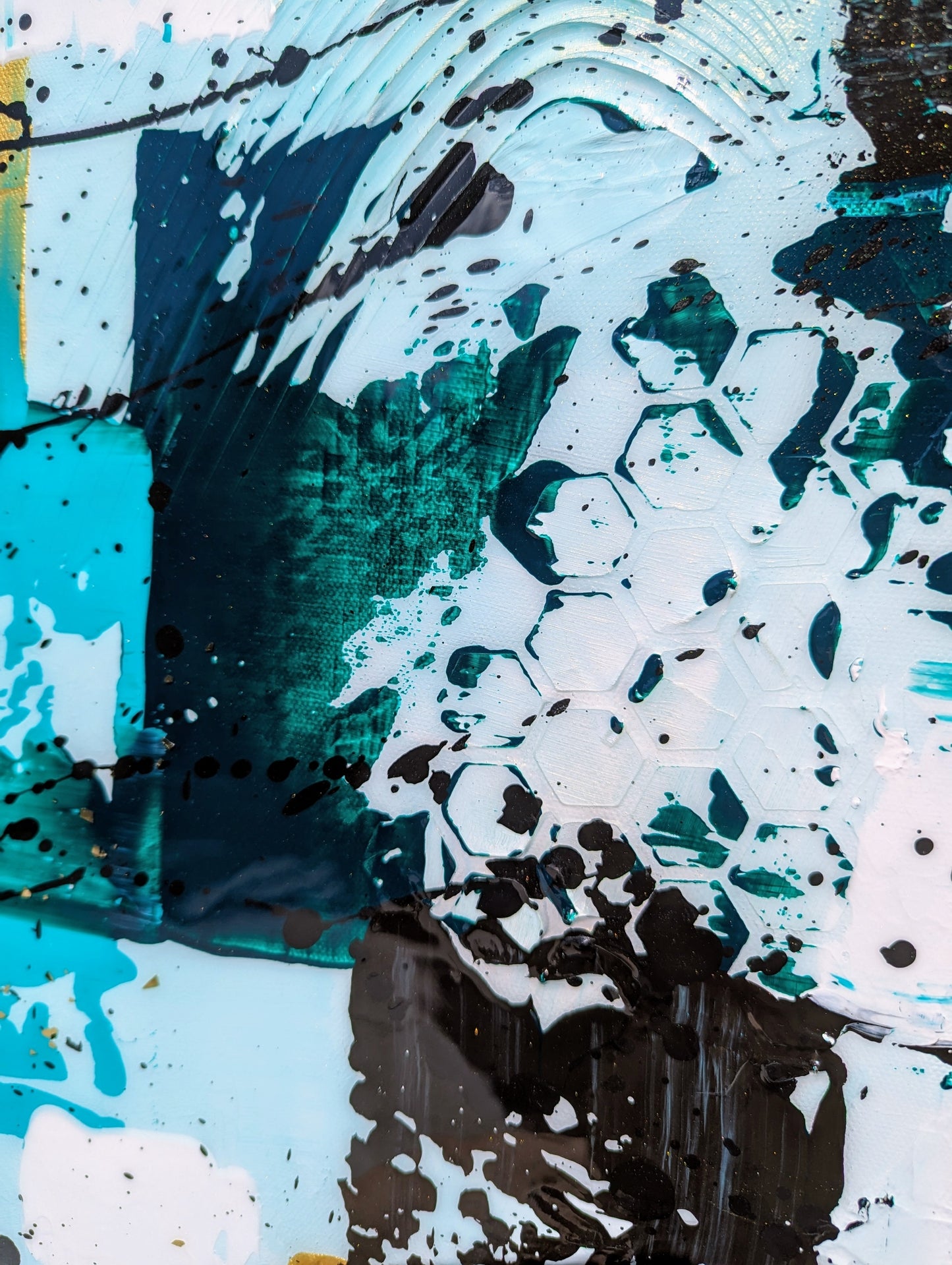 Toile abstraite ''Prospérité''