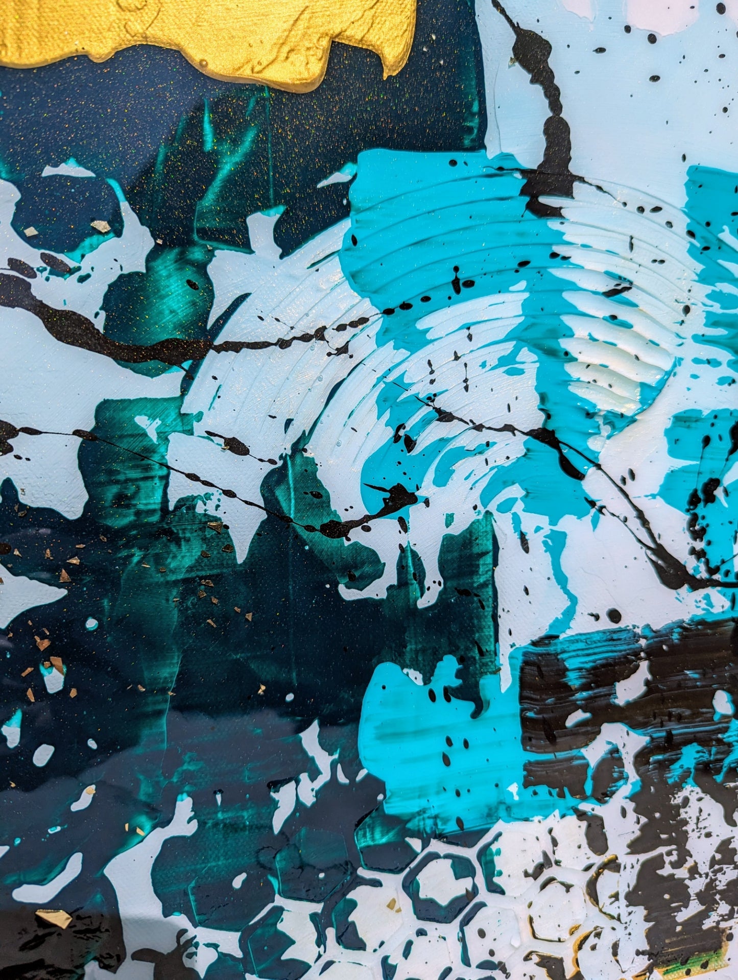 Toile abstraite ''Prospérité''