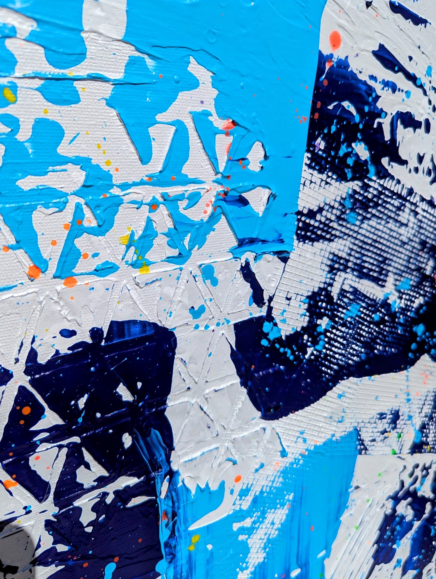 Toile abstraite ''About me''