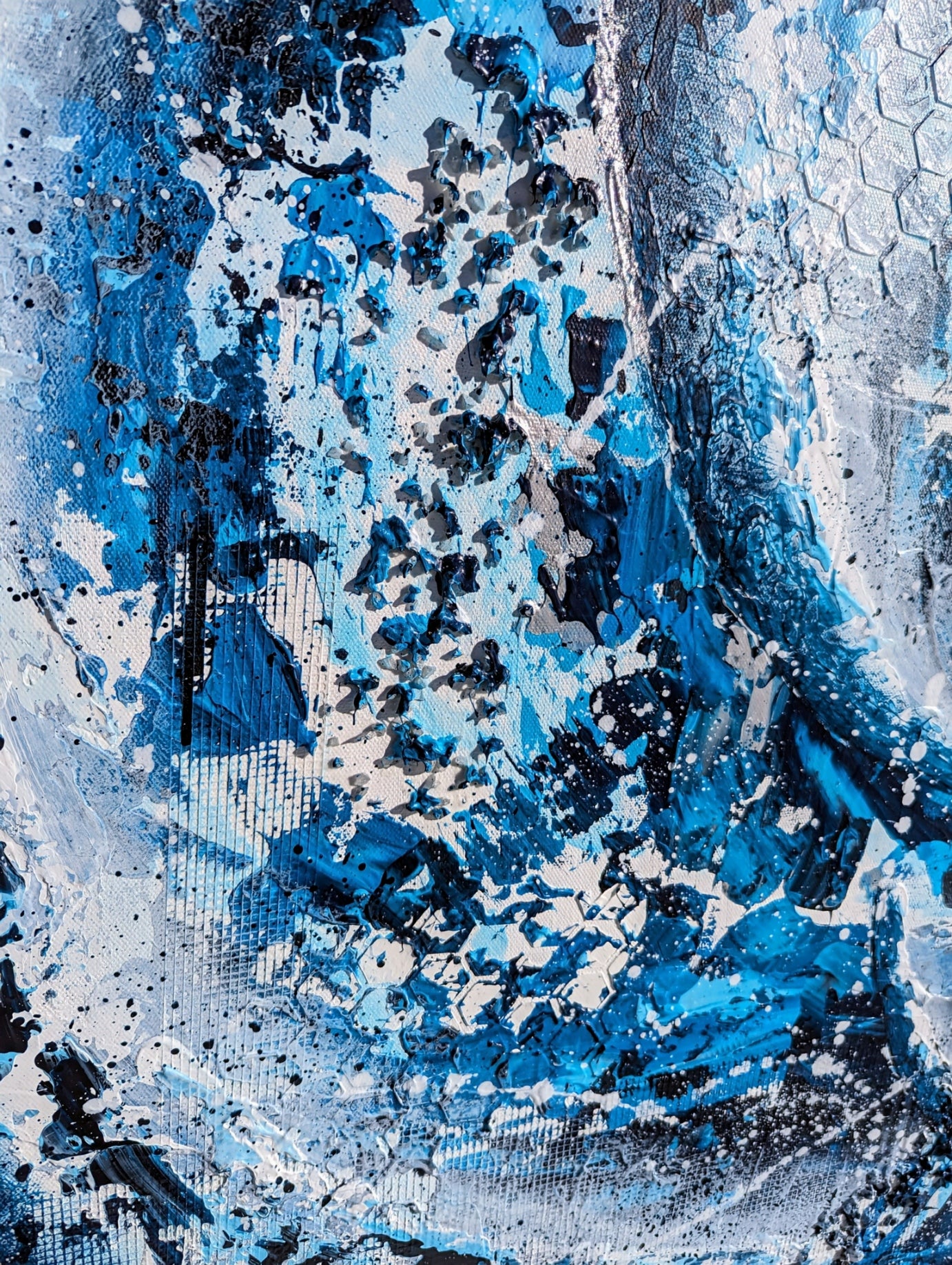 Toile abstraite ''Conscience en soi''