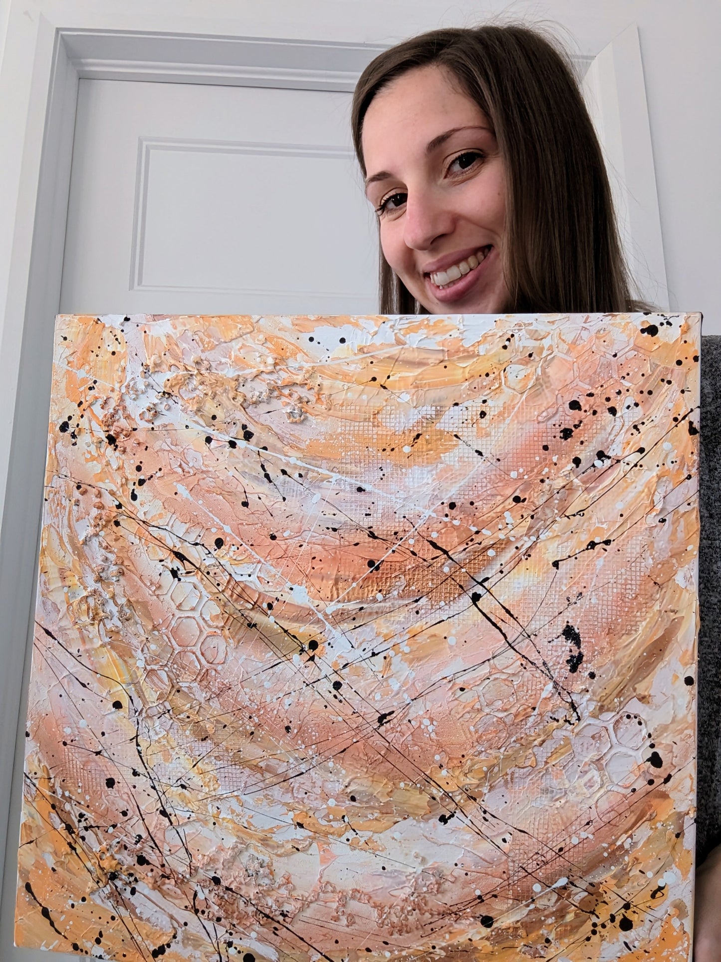 Toile abstraite ''Force intérieur''