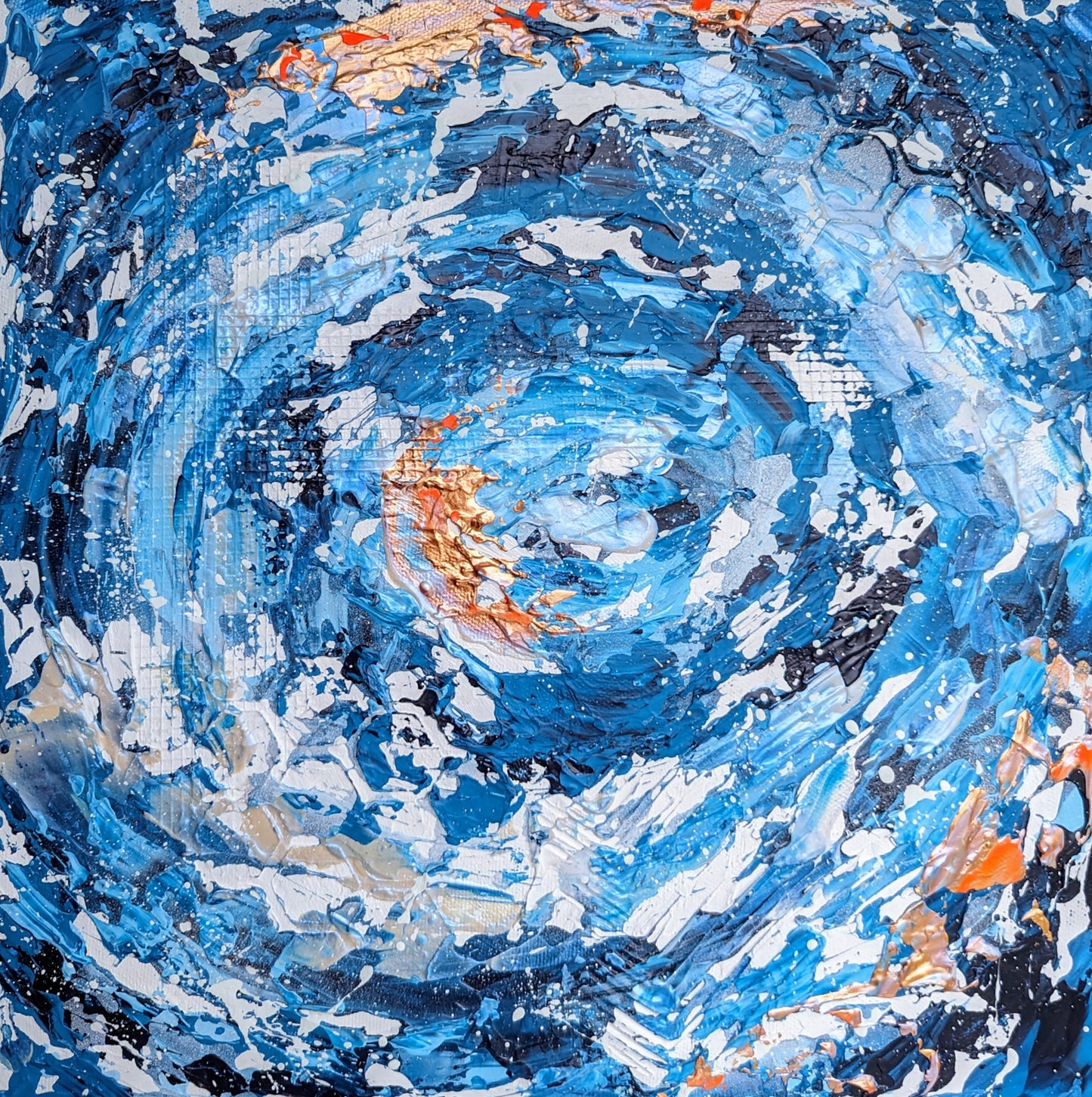 Toile abstraite ''Persévérance''