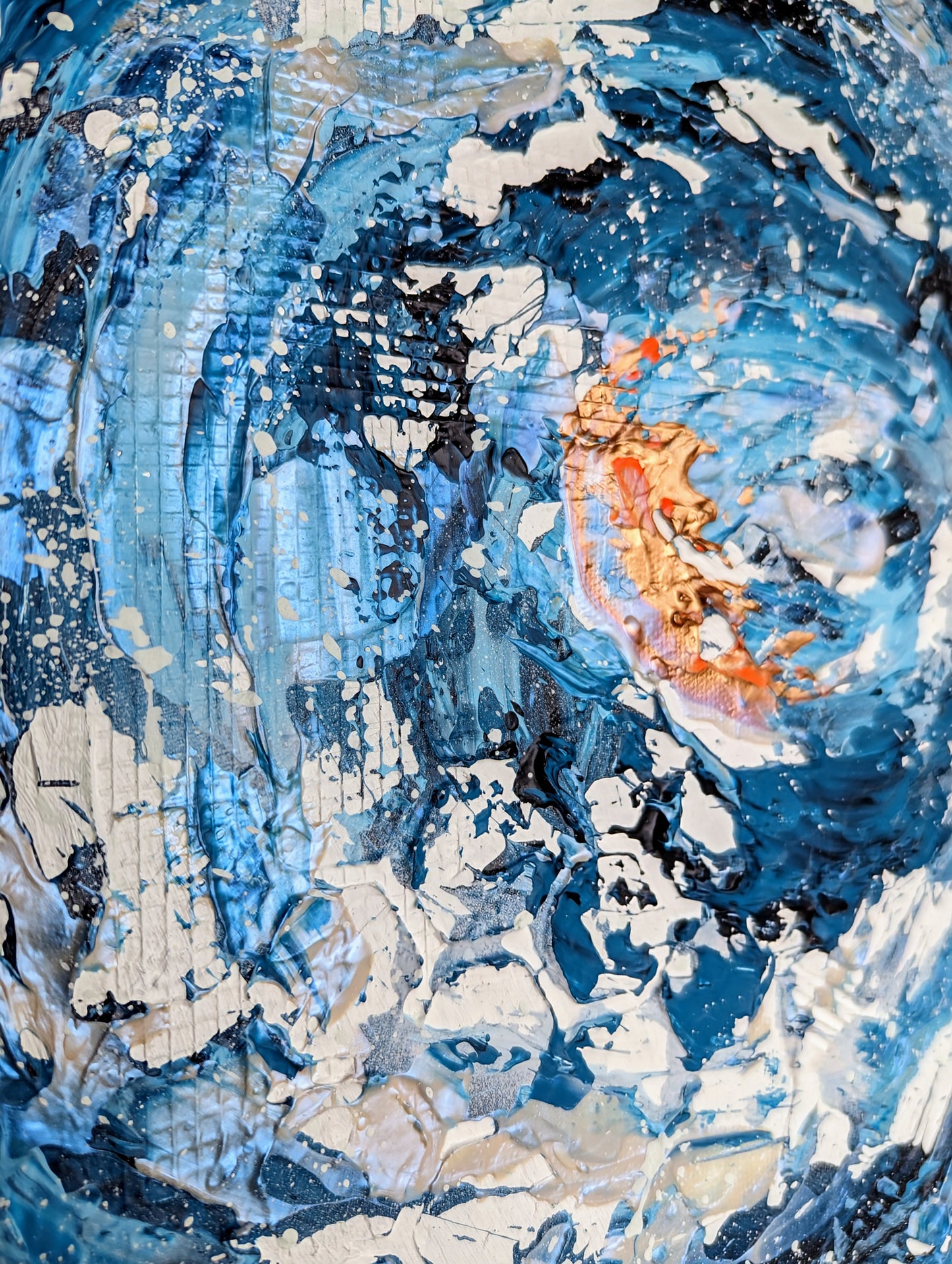 Toile abstraite ''Persévérance''