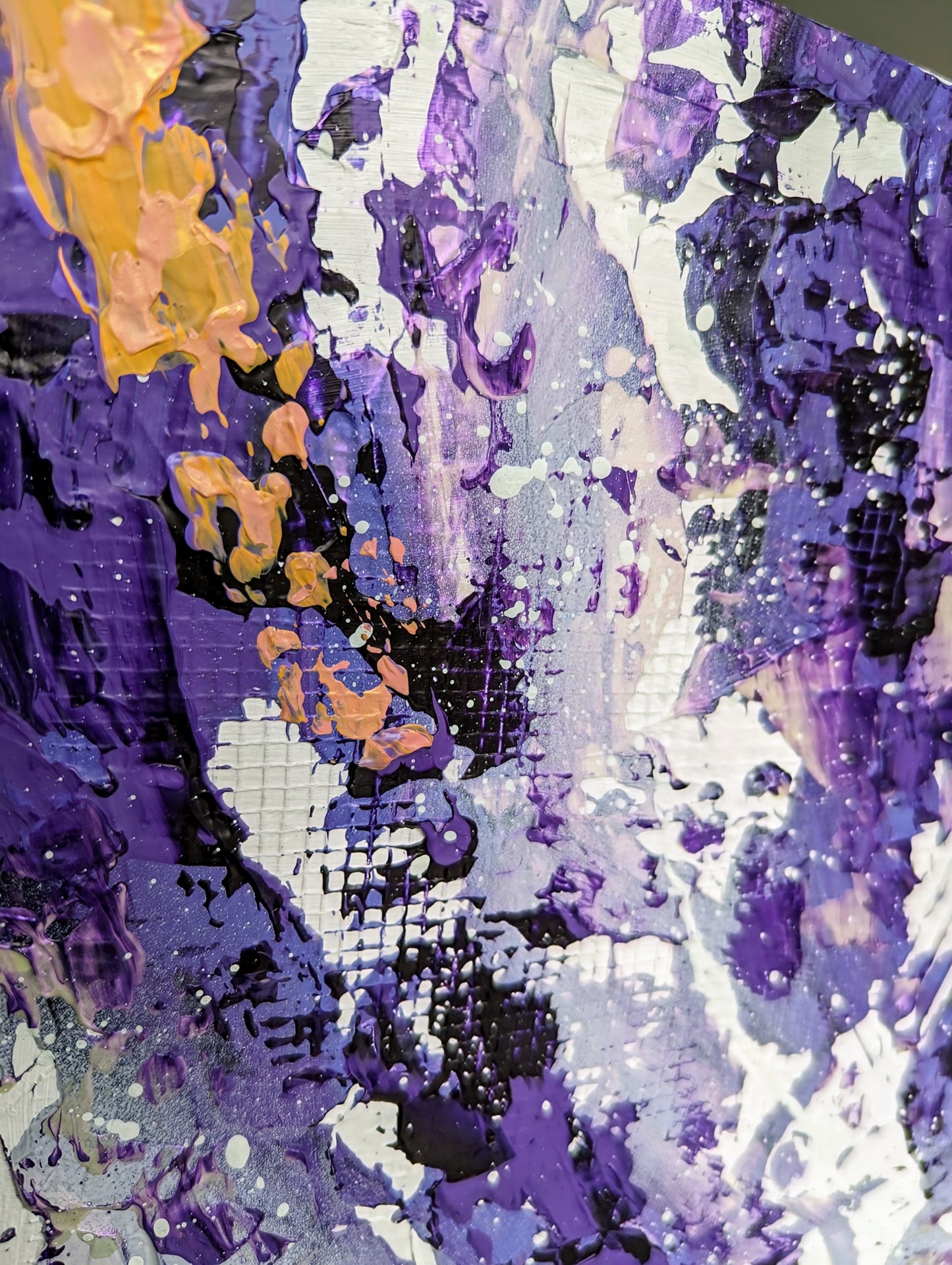Toile abstraite ''Détermination''