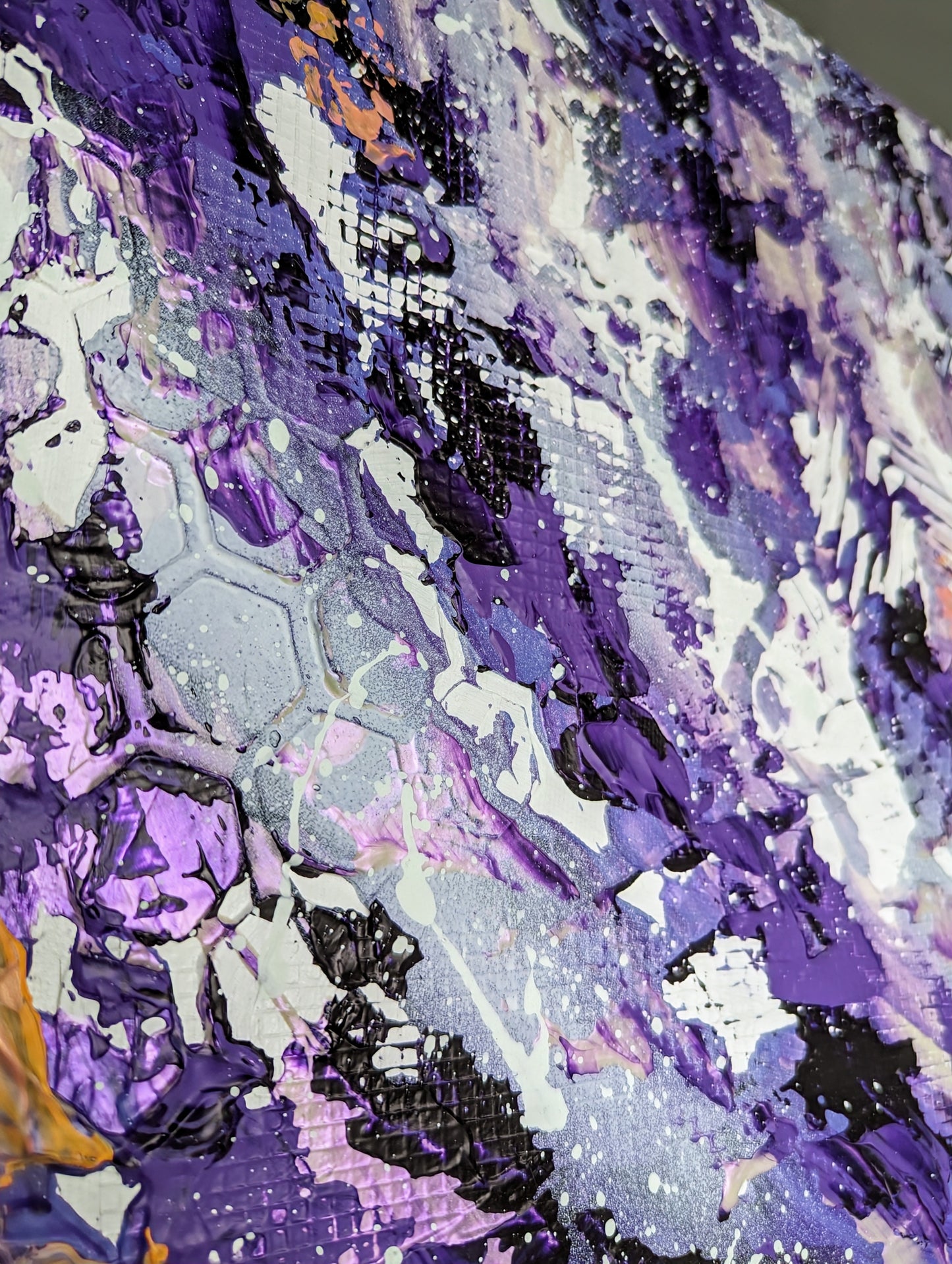 Toile abstraite ''Détermination''