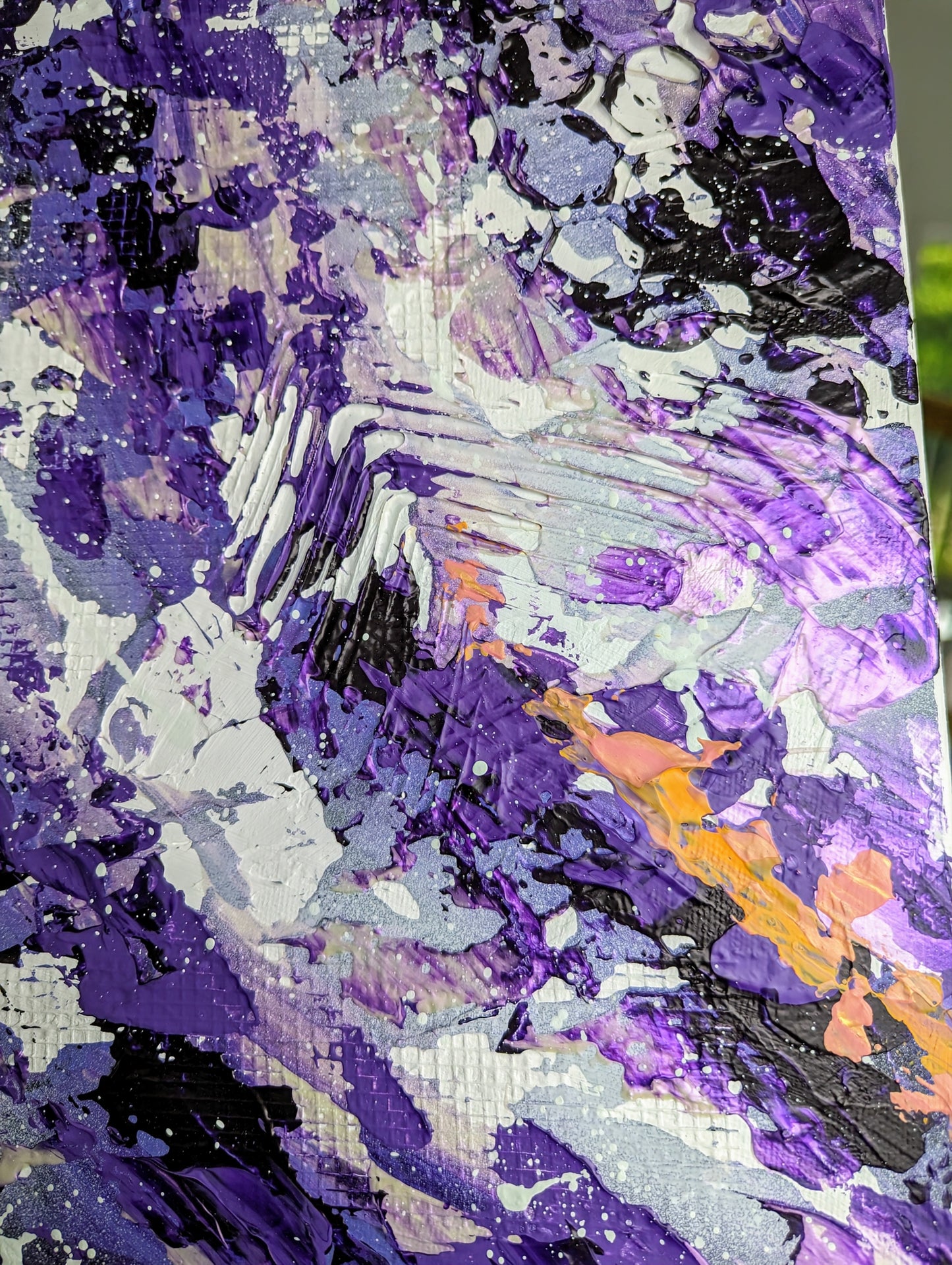 Toile abstraite ''Détermination''