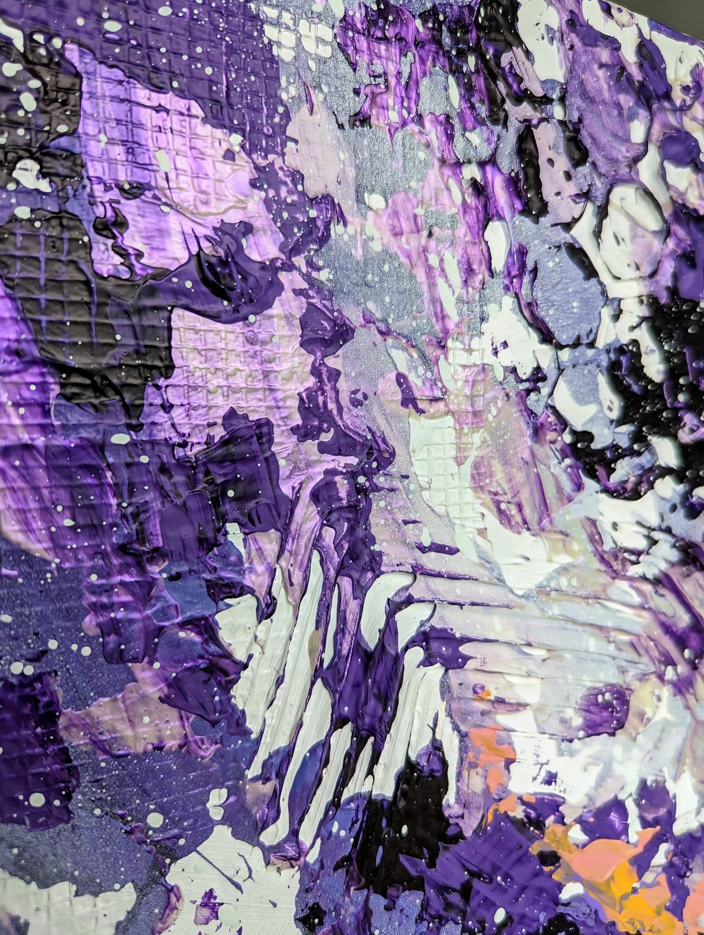 Toile abstraite ''Détermination''