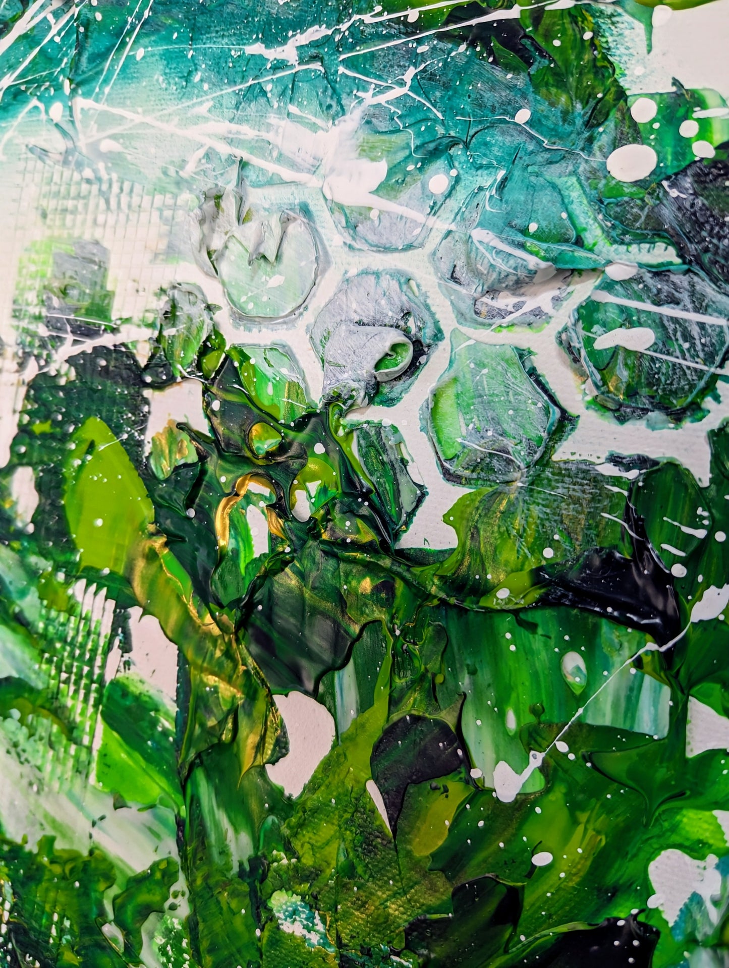 Toile abstraite '' Aventurière''