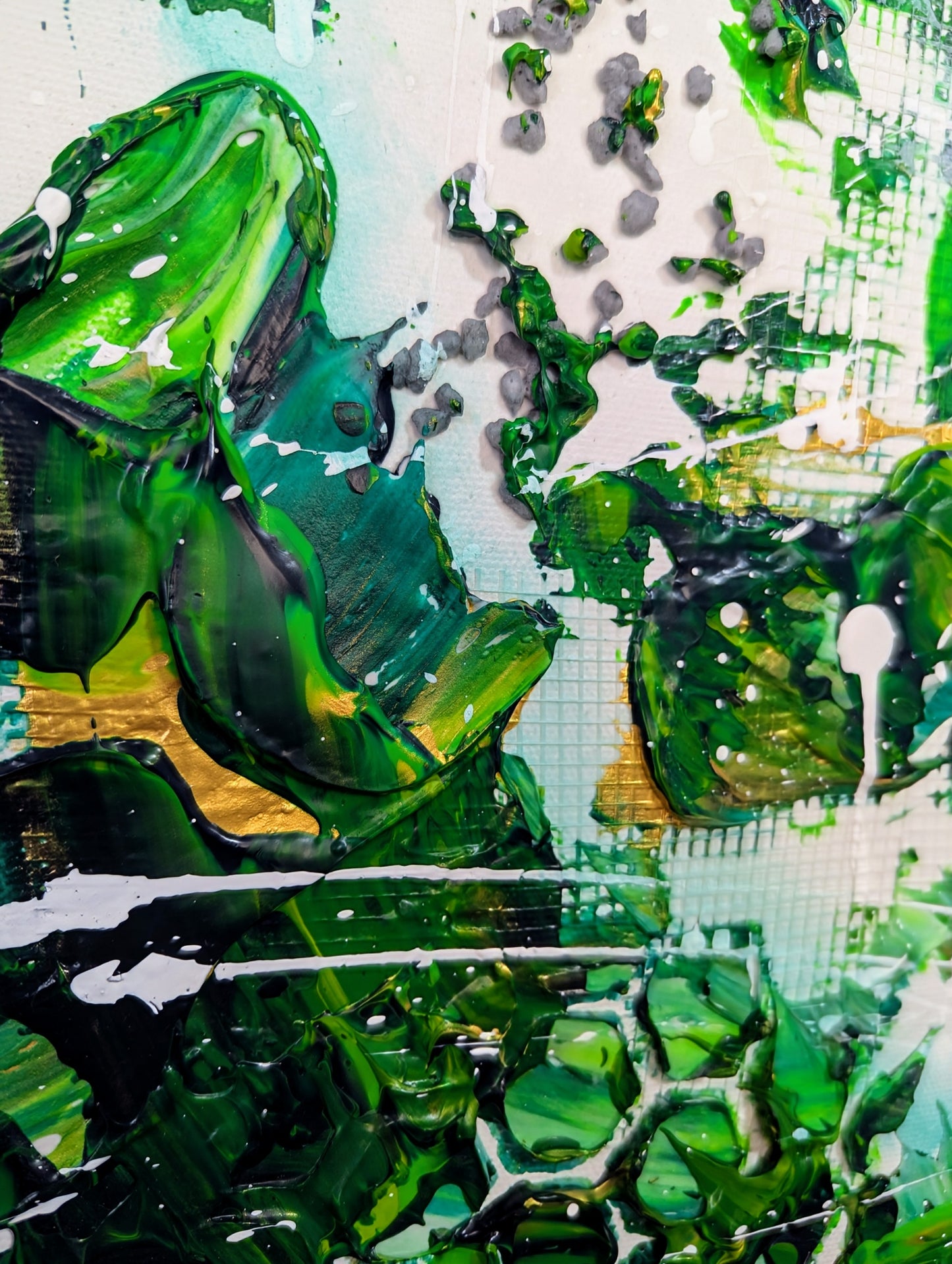 Toile abstraite '' Aventurière''