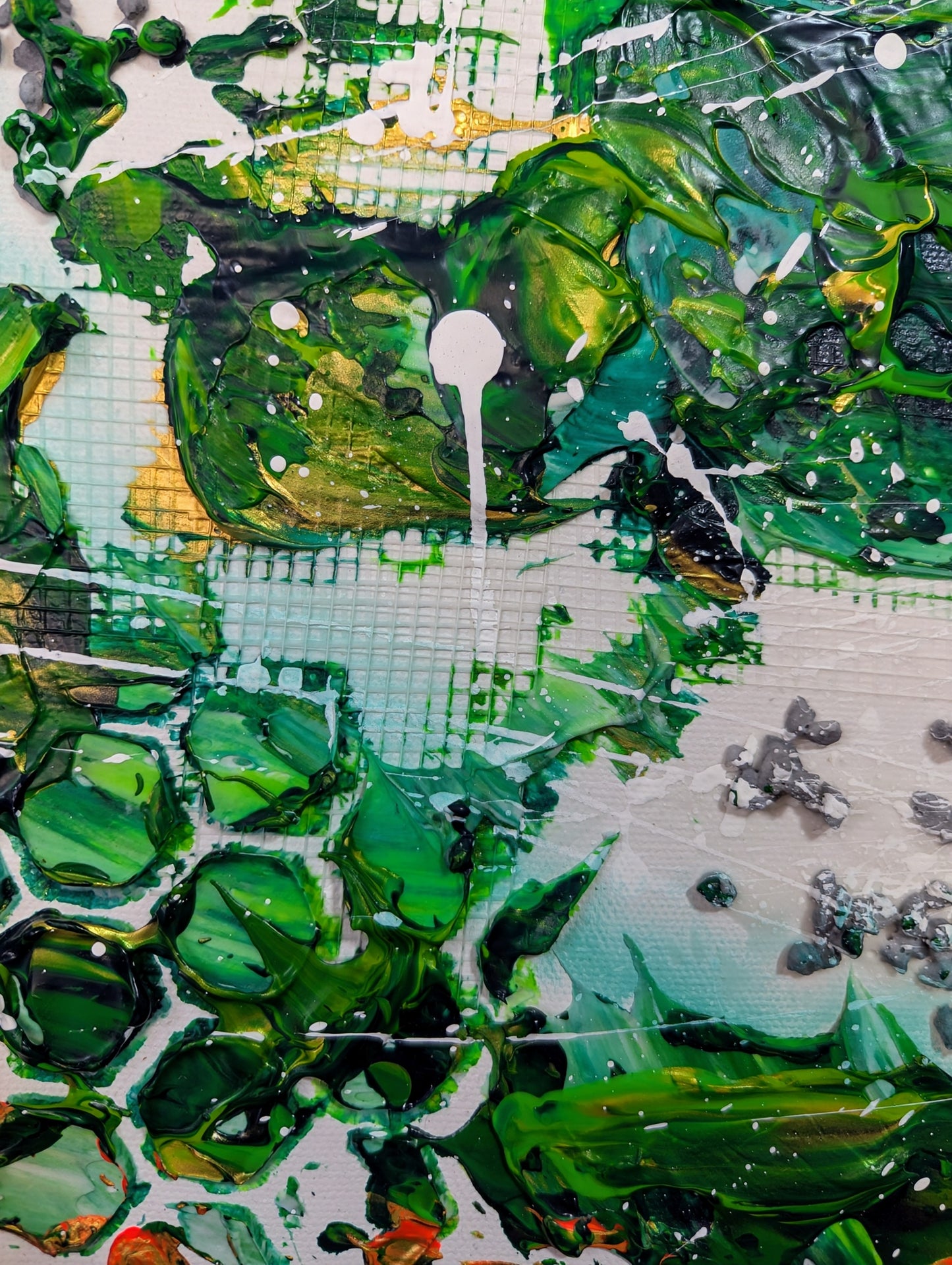 Toile abstraite '' Aventurière''