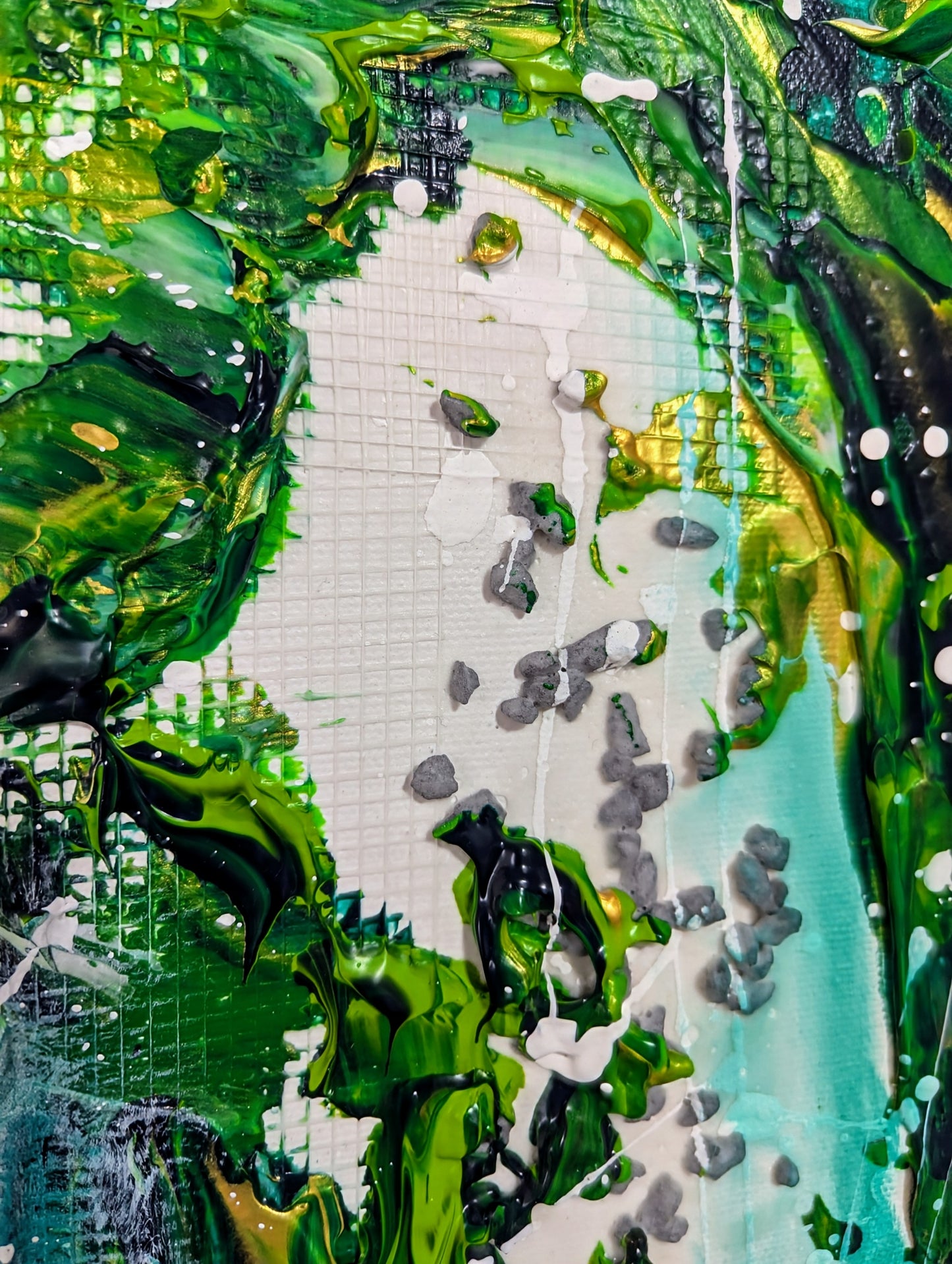 Toile abstraite '' Aventurière''