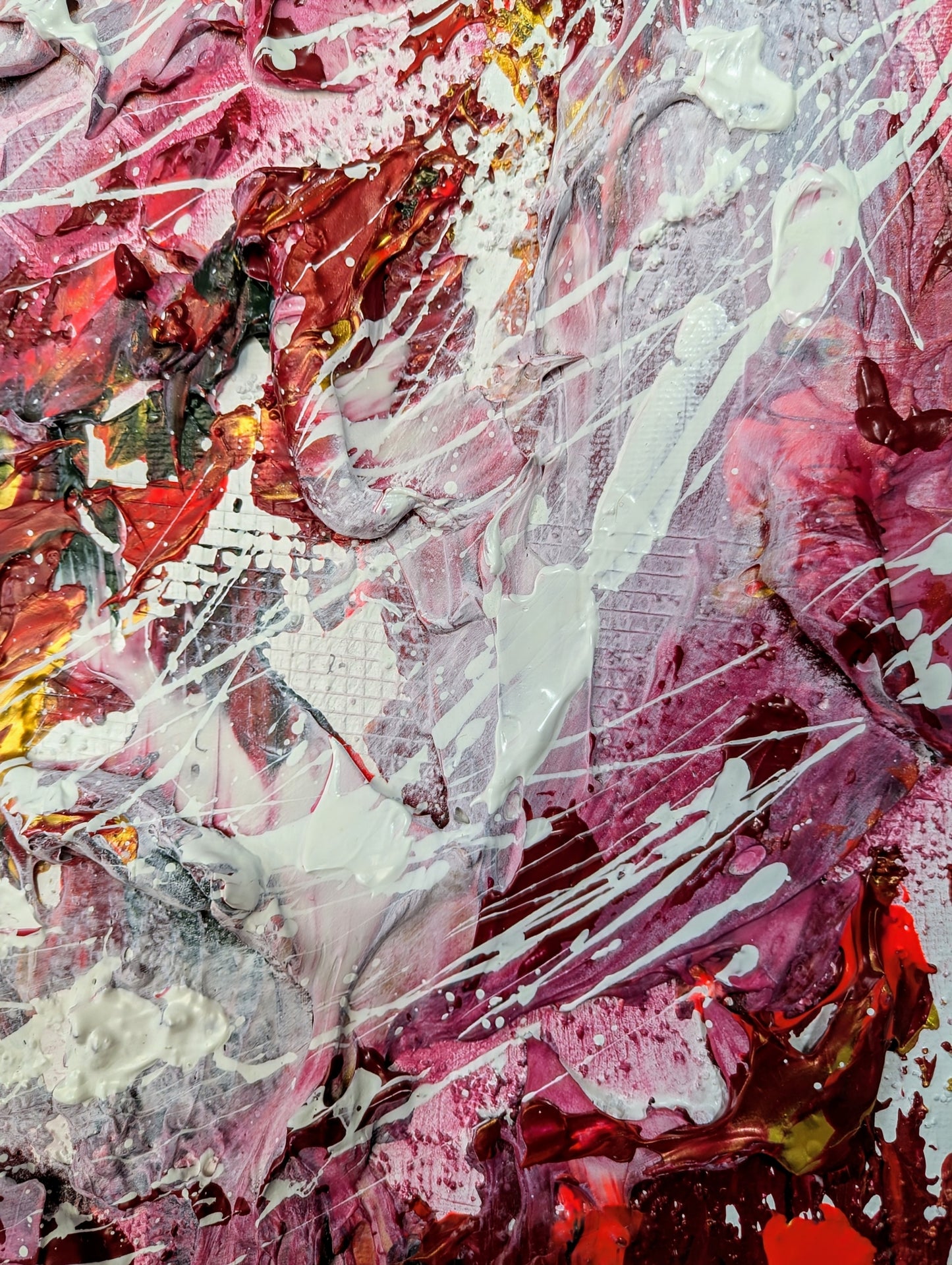 Toile abstraite '' Passion''
