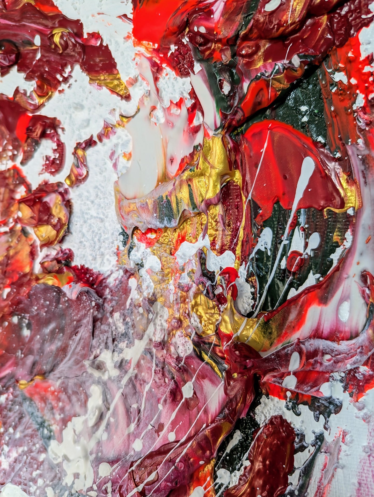 Toile abstraite '' Passion''