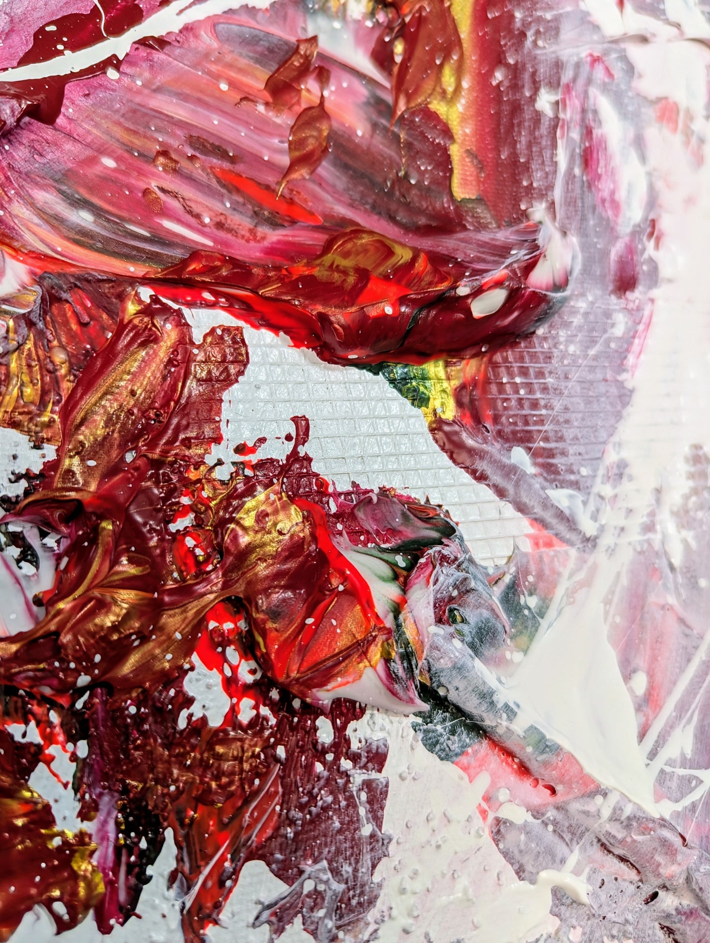 Toile abstraite '' Passion''