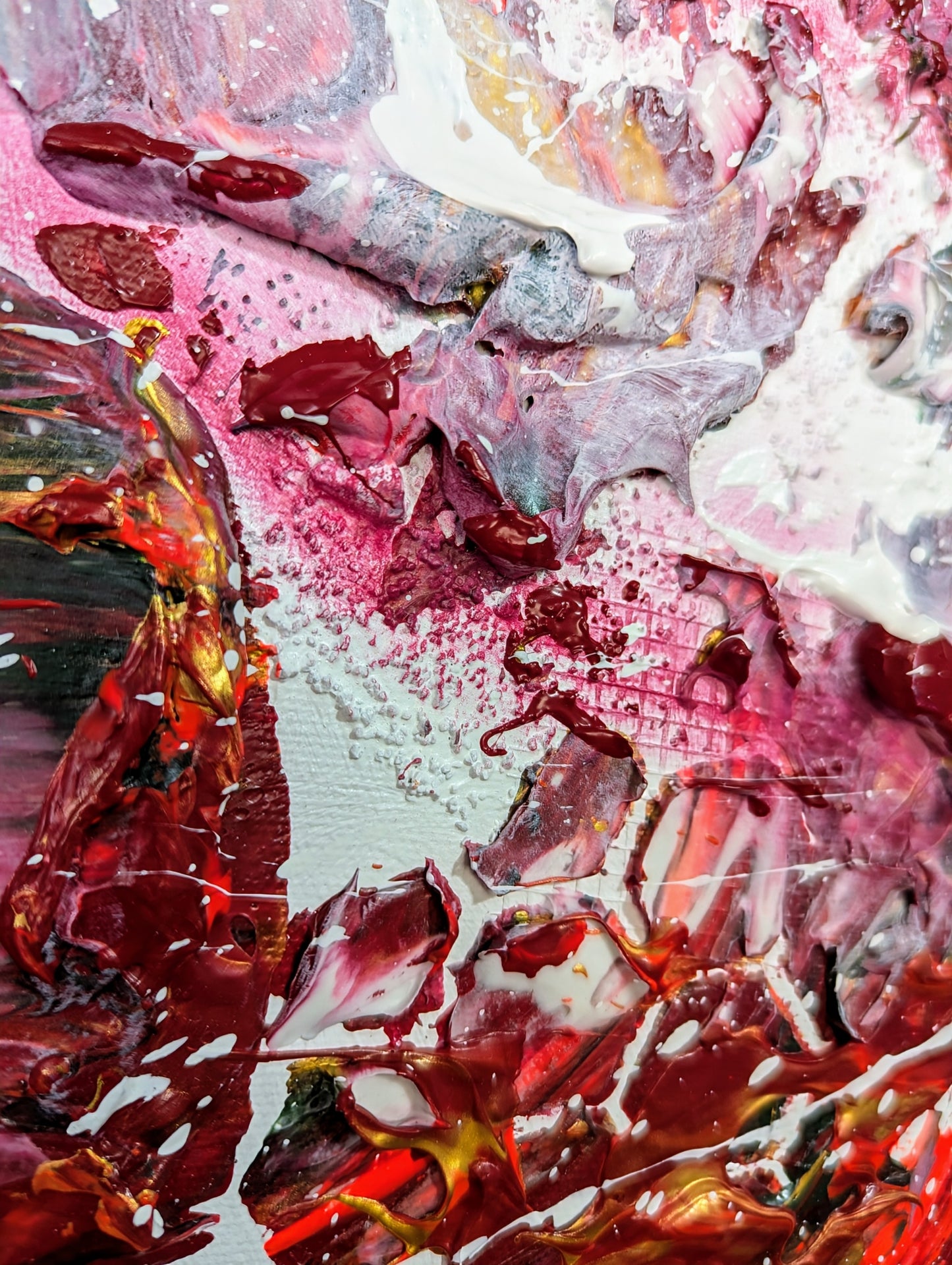Toile abstraite '' Passion''