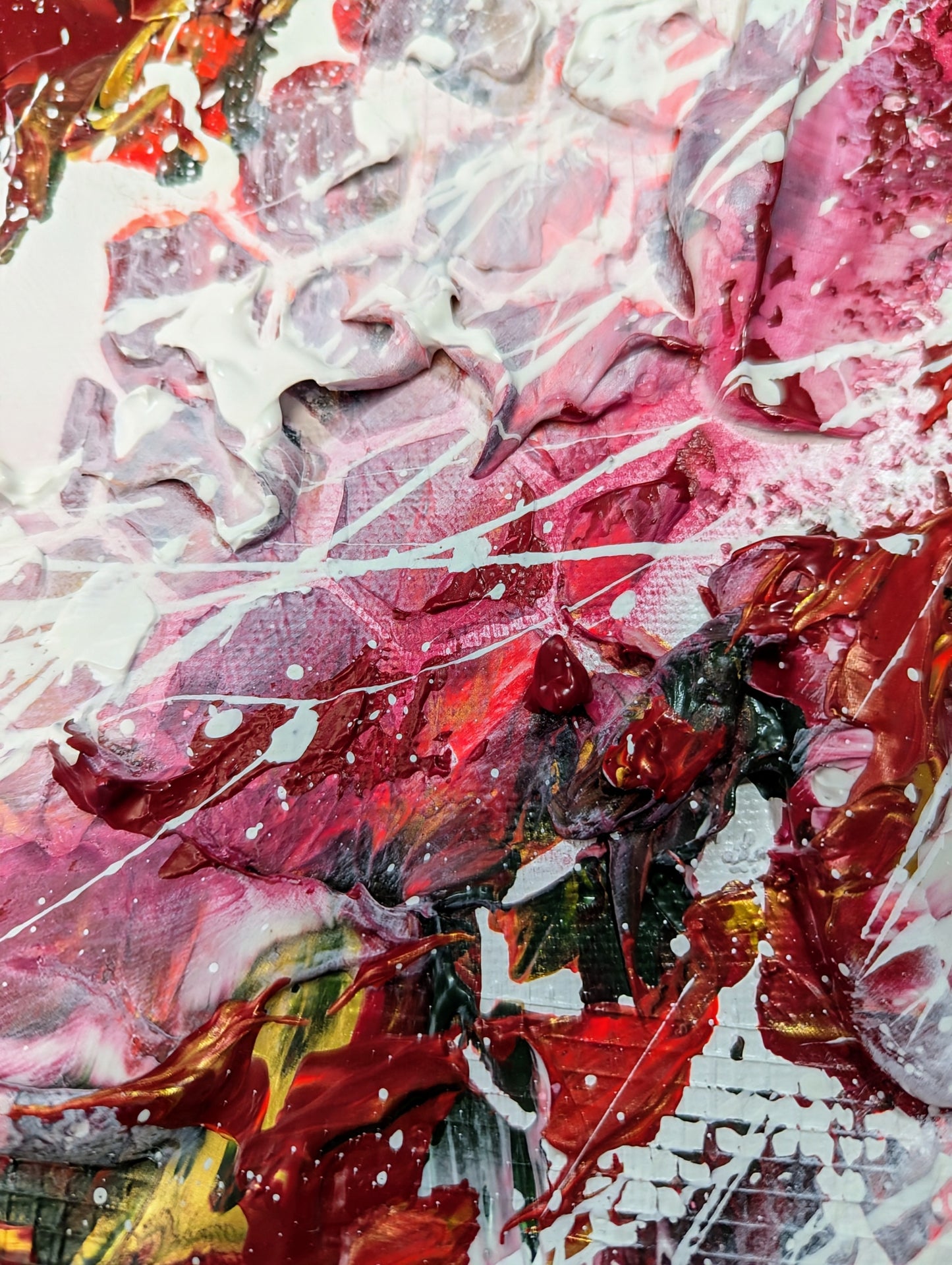 Toile abstraite '' Passion''