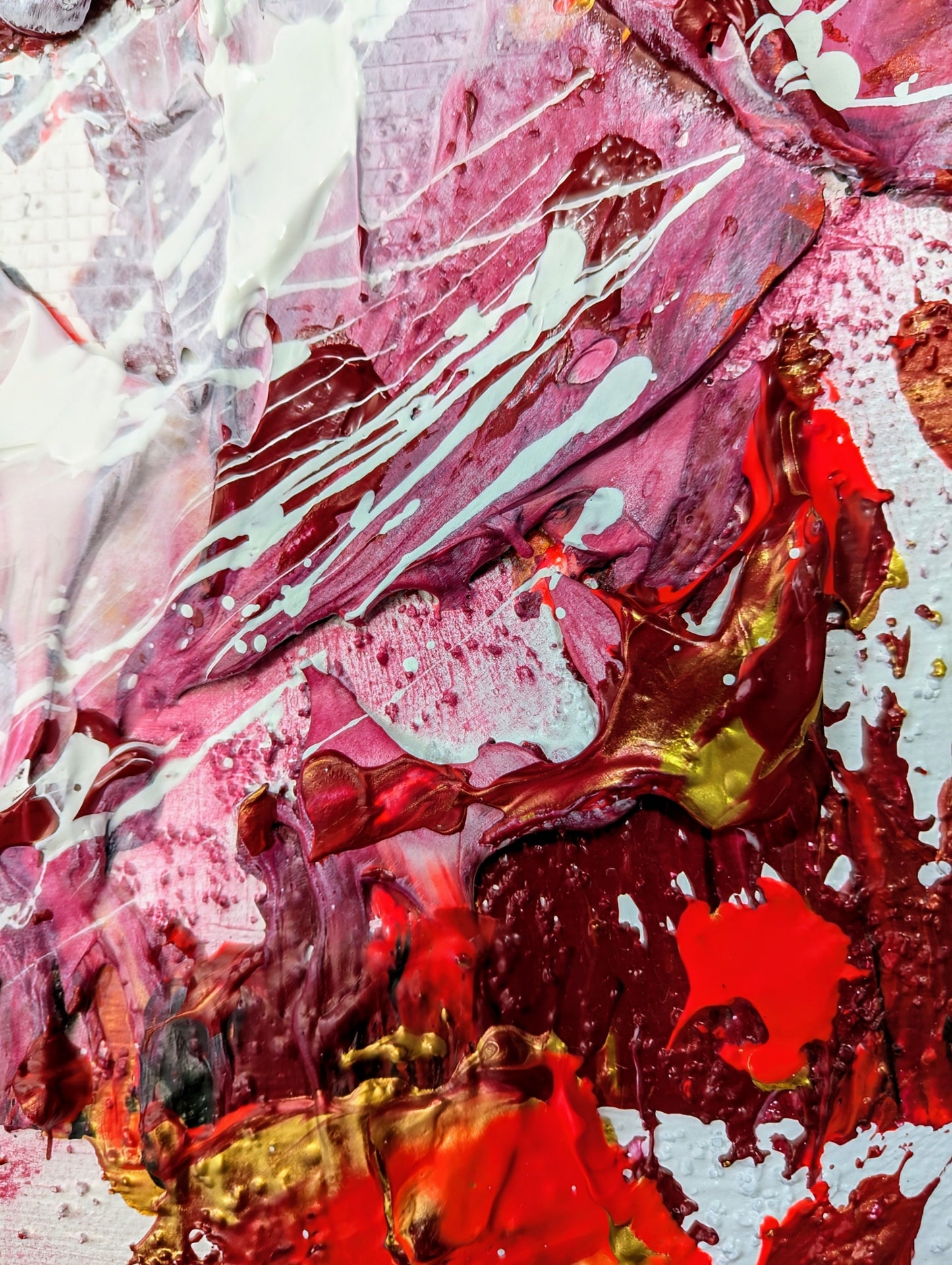 Toile abstraite '' Passion''