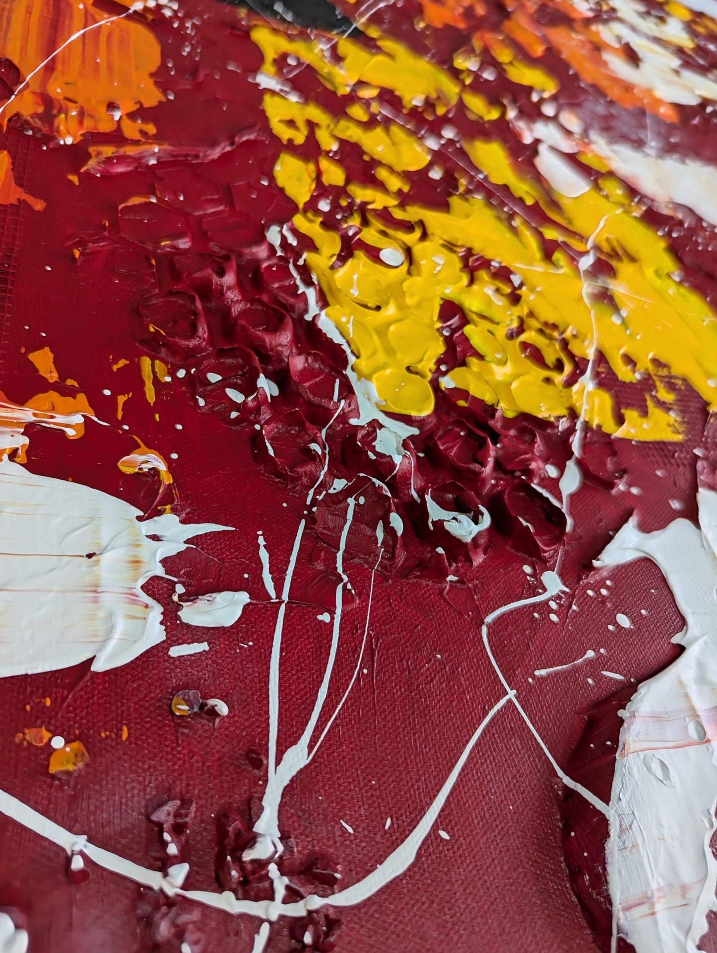 Toile abstraite ''Radius''