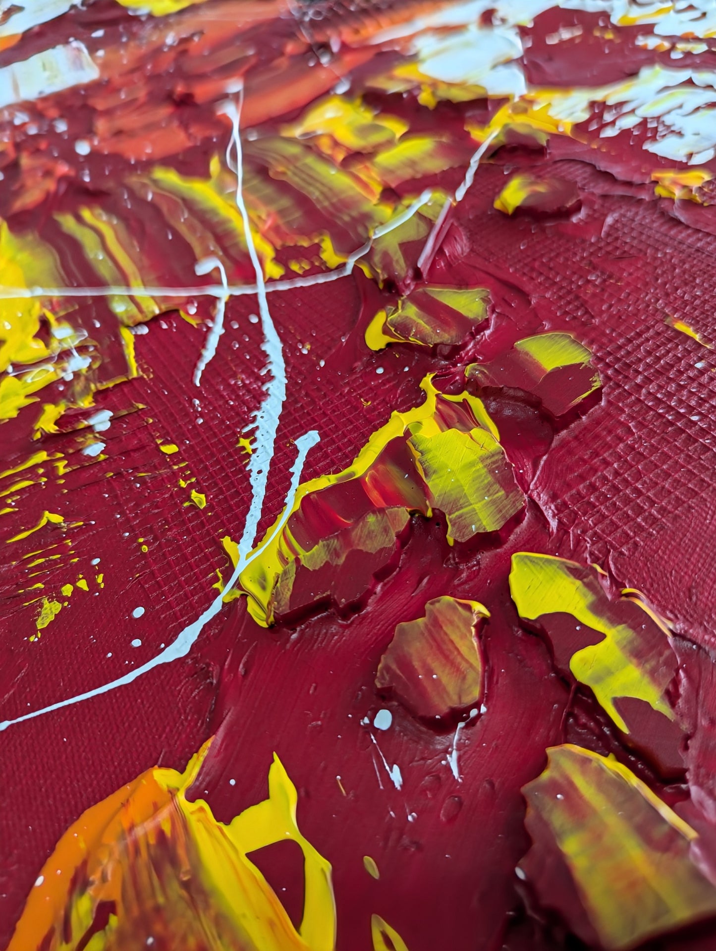 Toile abstraite ''Radius''
