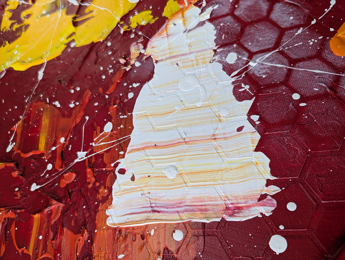 Toile abstraite ''Radius''