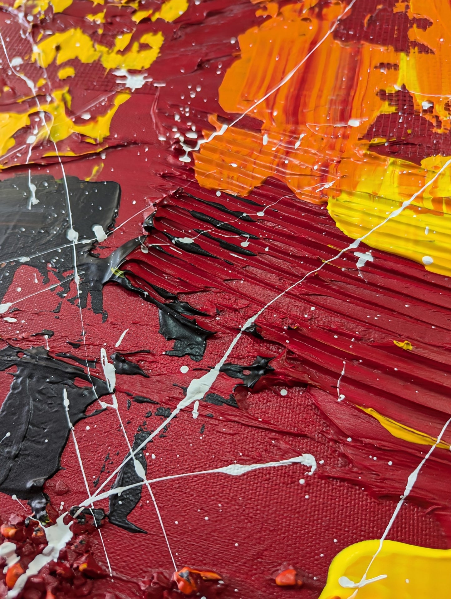 Toile abstraite ''Radius''