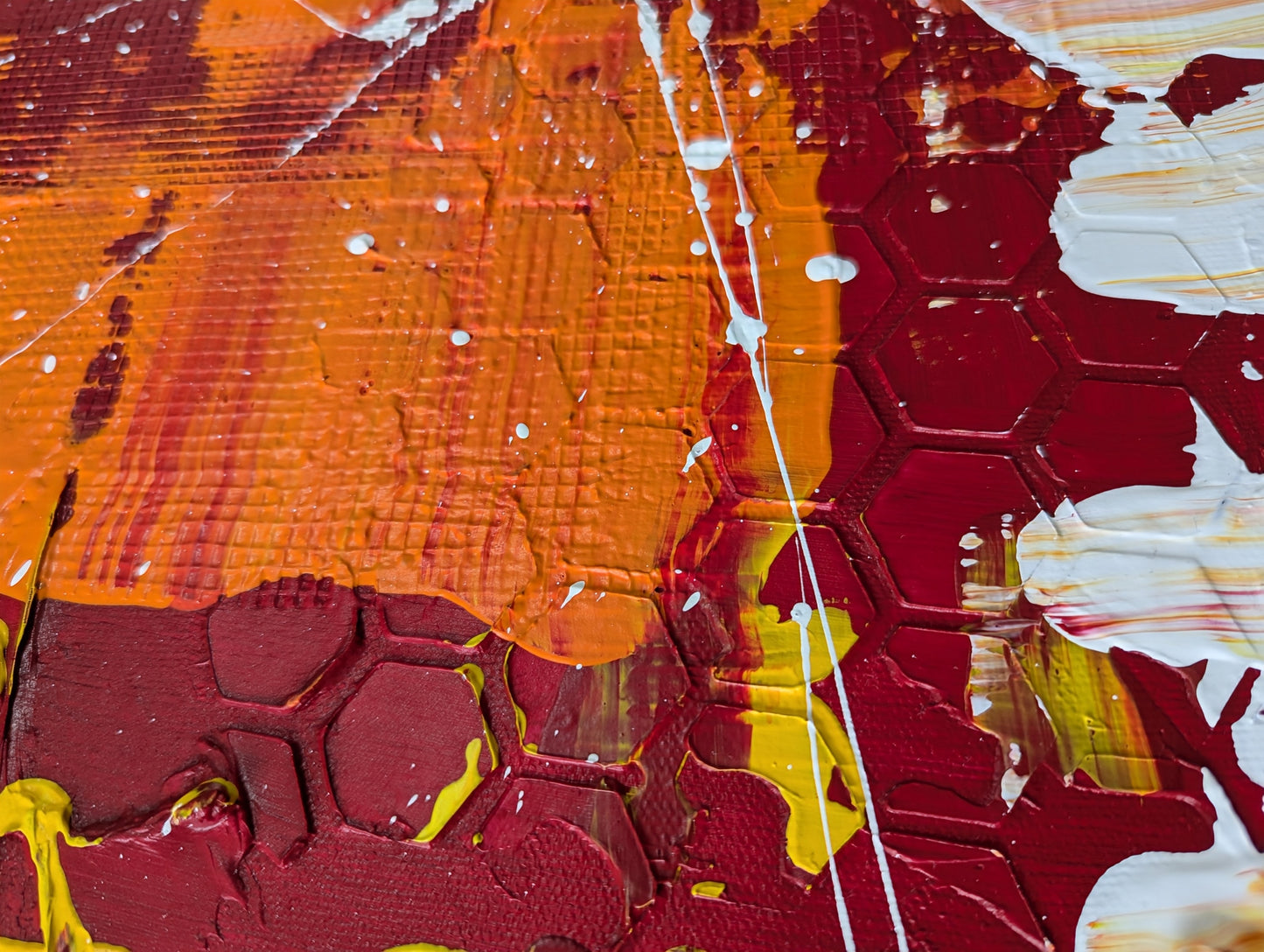 Toile abstraite ''Radius''