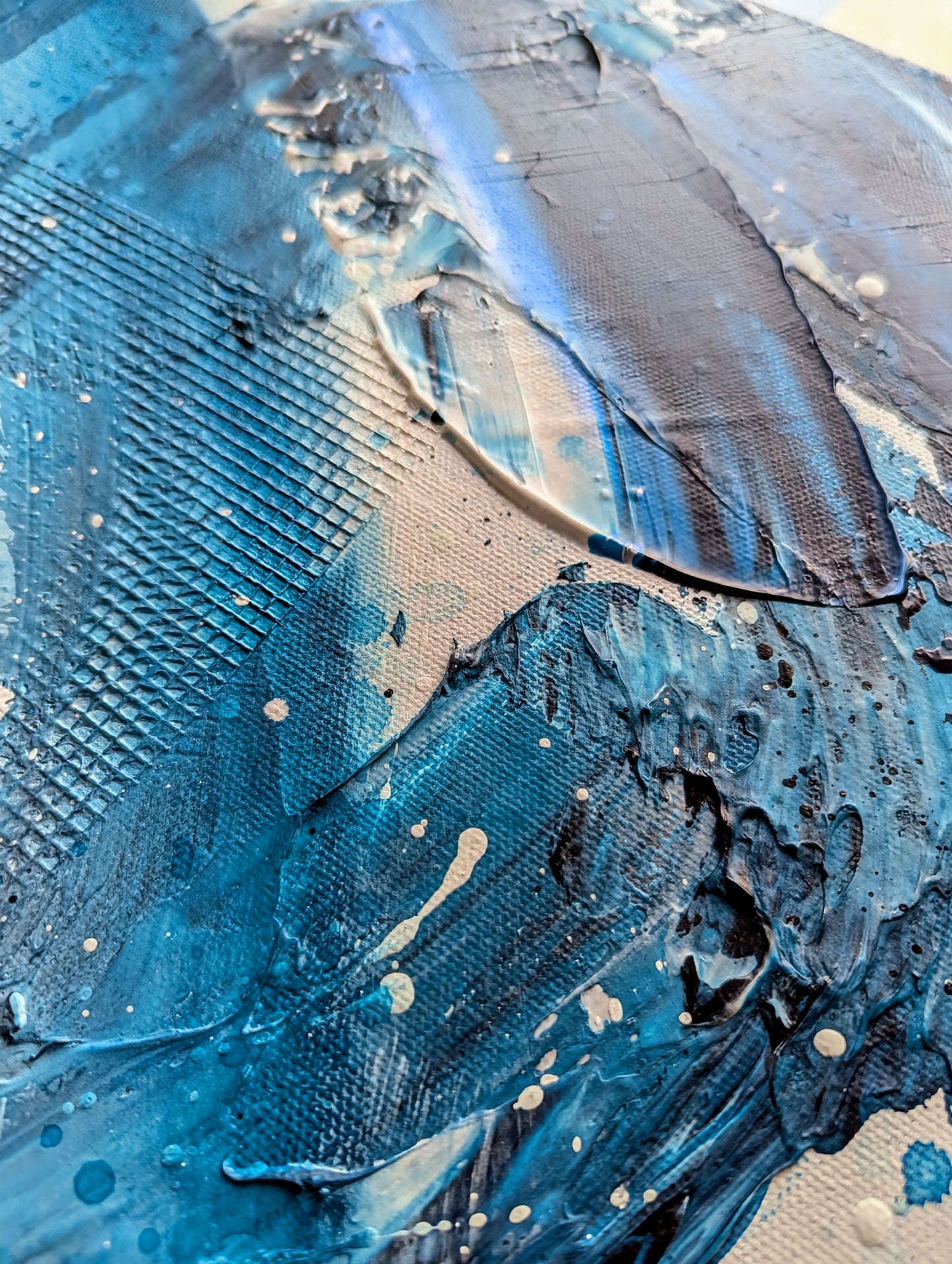 Toile abstraite ''Légèreté''