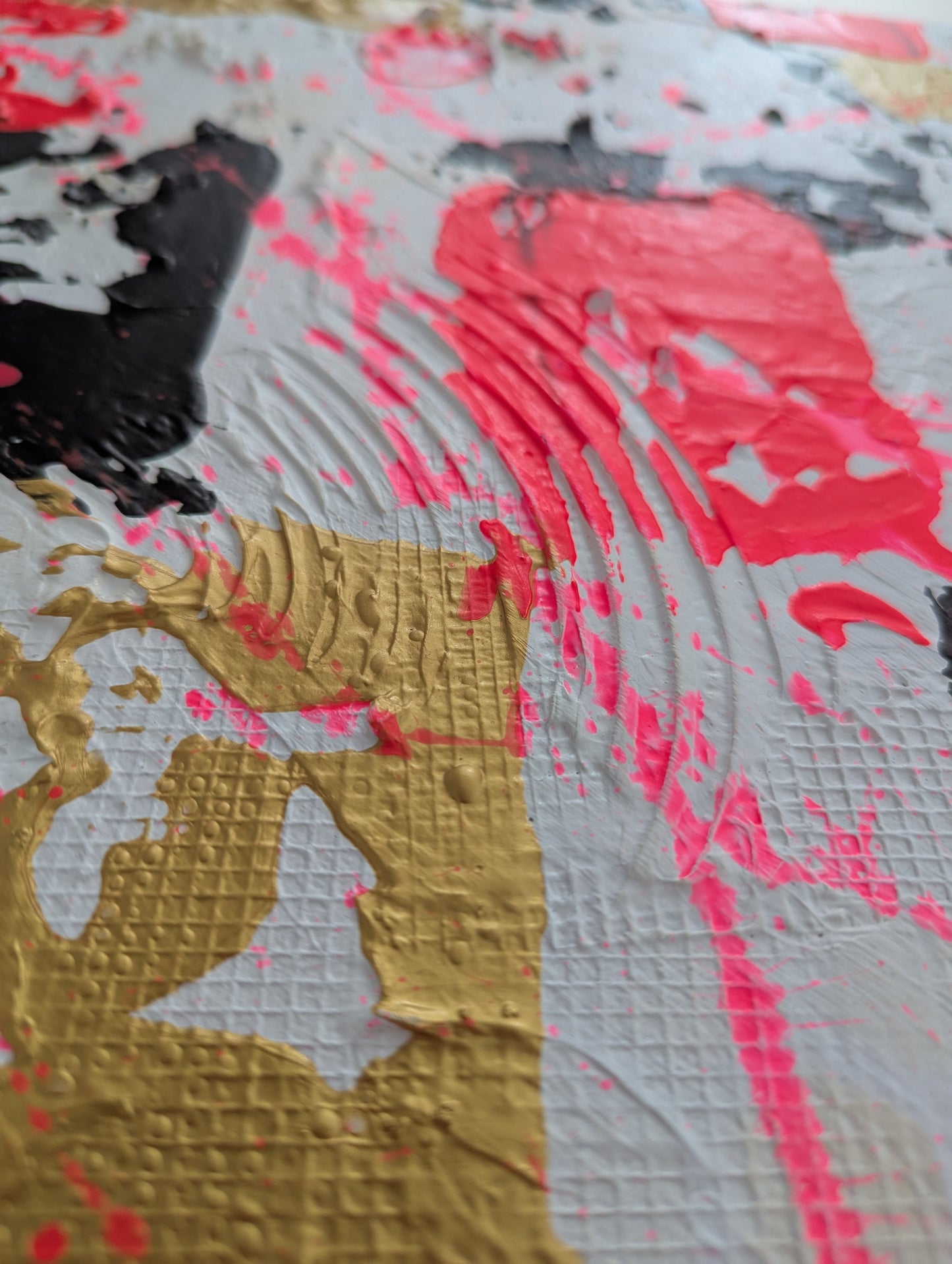 Toile abstraite ''Provocatrice''