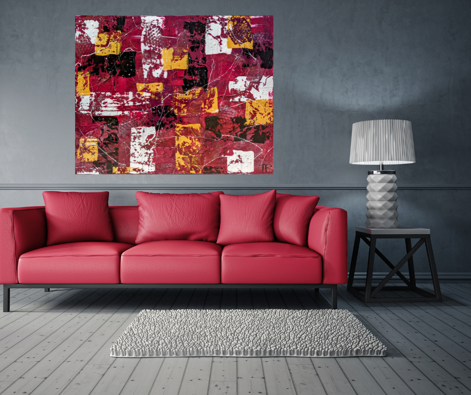 Toile abstraite "Renaissance"