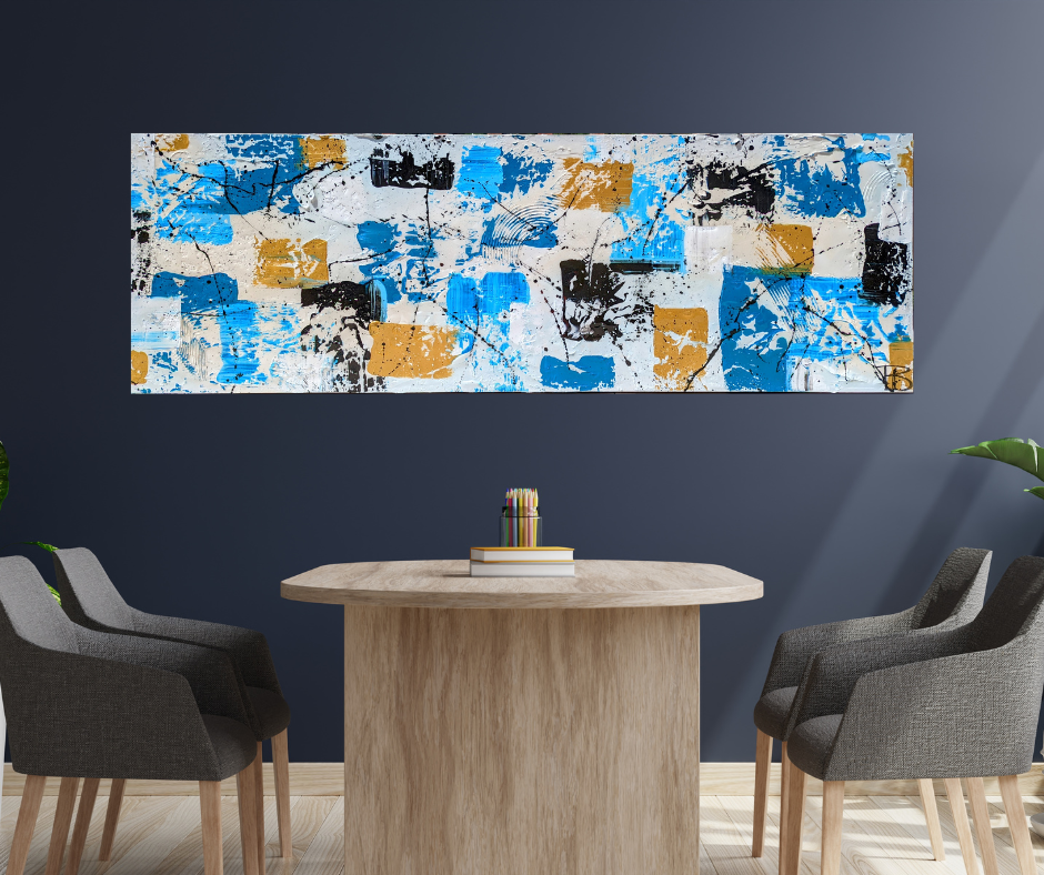 Toile abstraite "Sérénité"