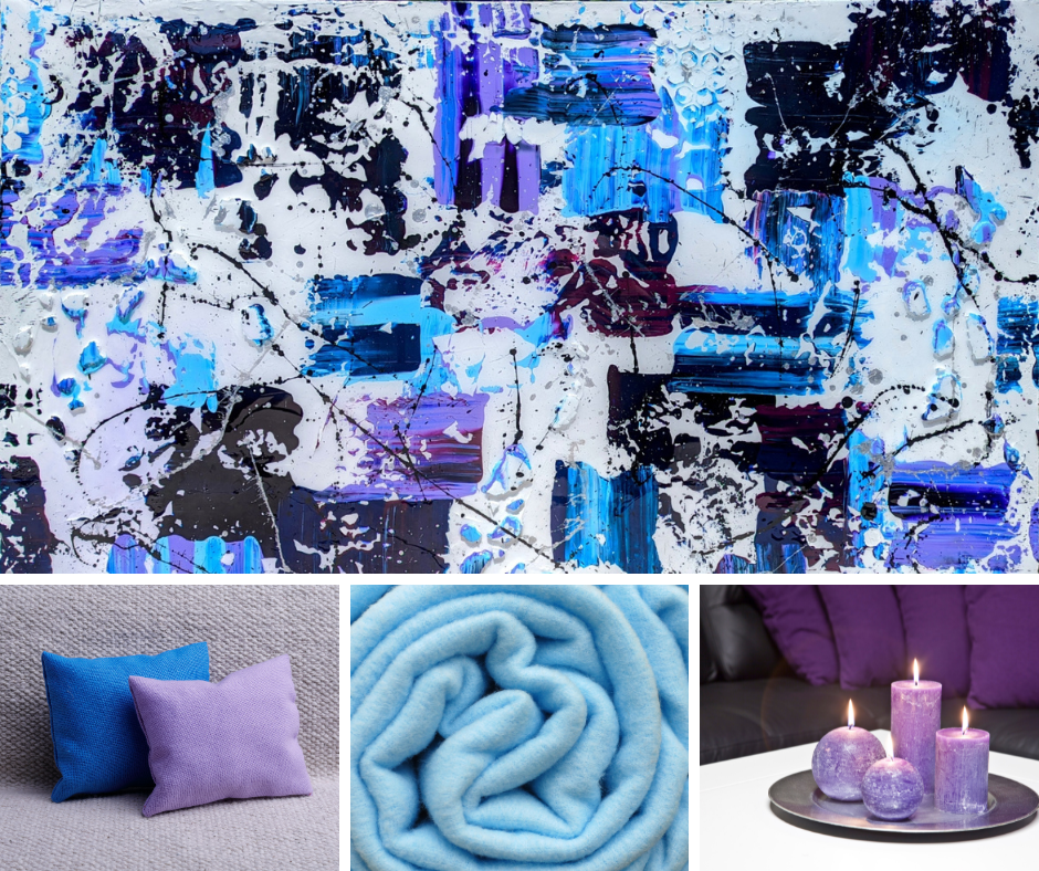 Toile abstraite ''Symbiose''