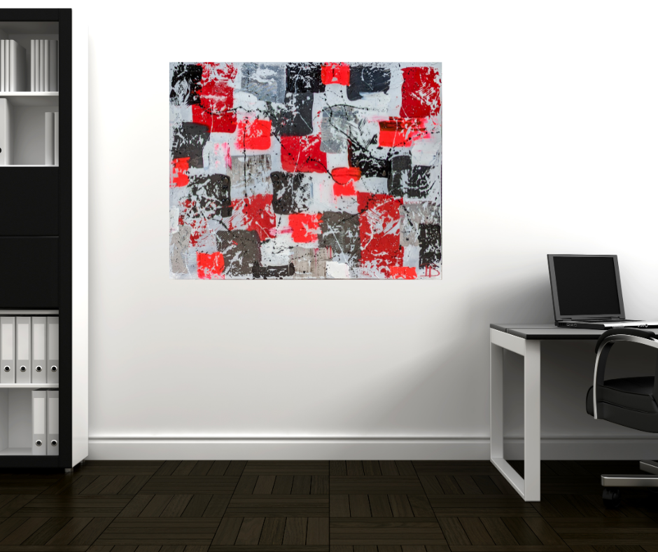 Toile abstraite ''Affirmé''