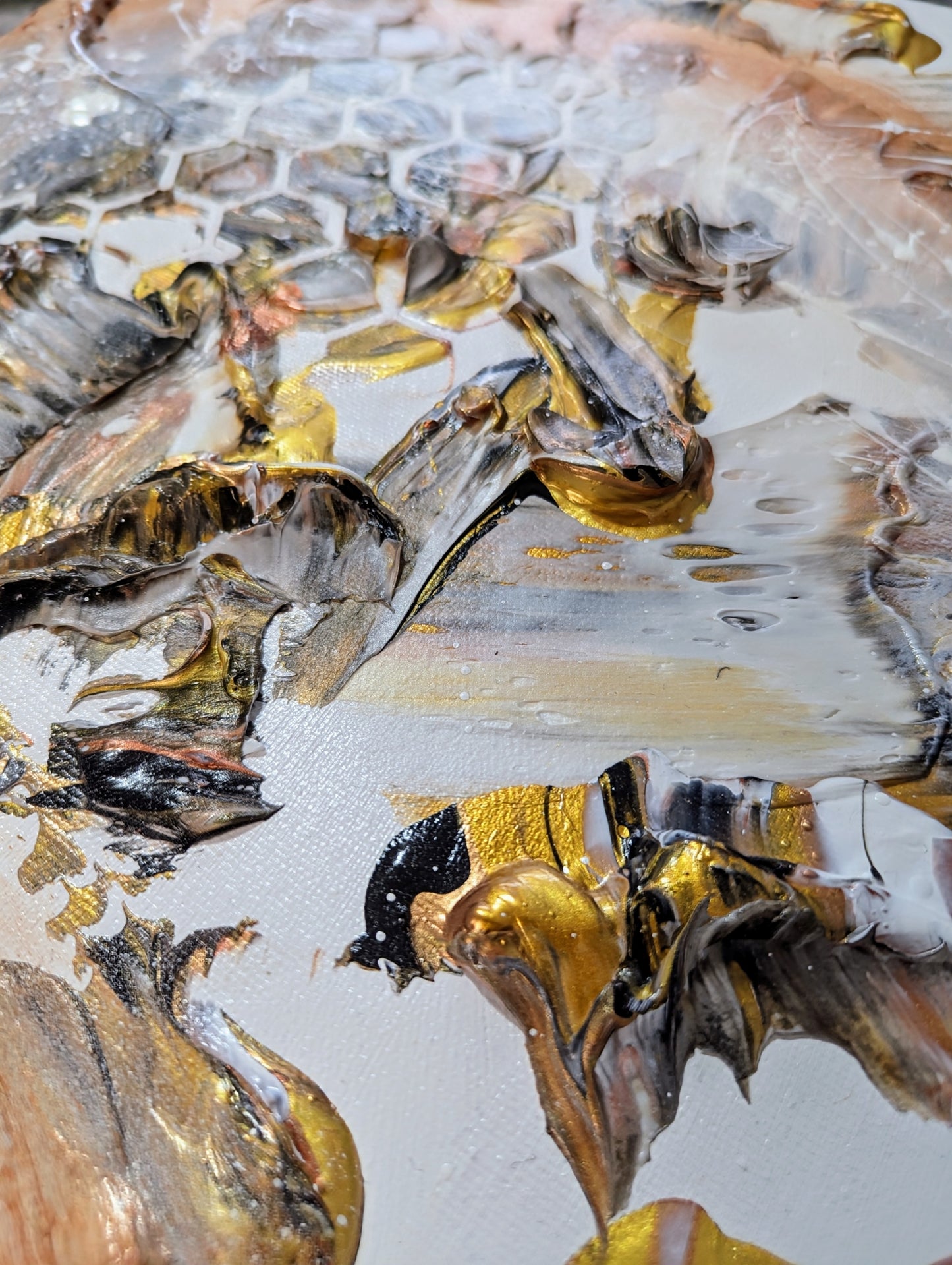 Toile abstraite ''Élégante''