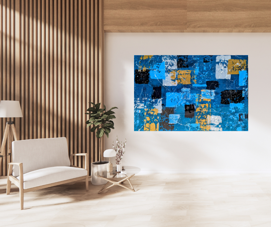 Toile abstraite "Loyauté"