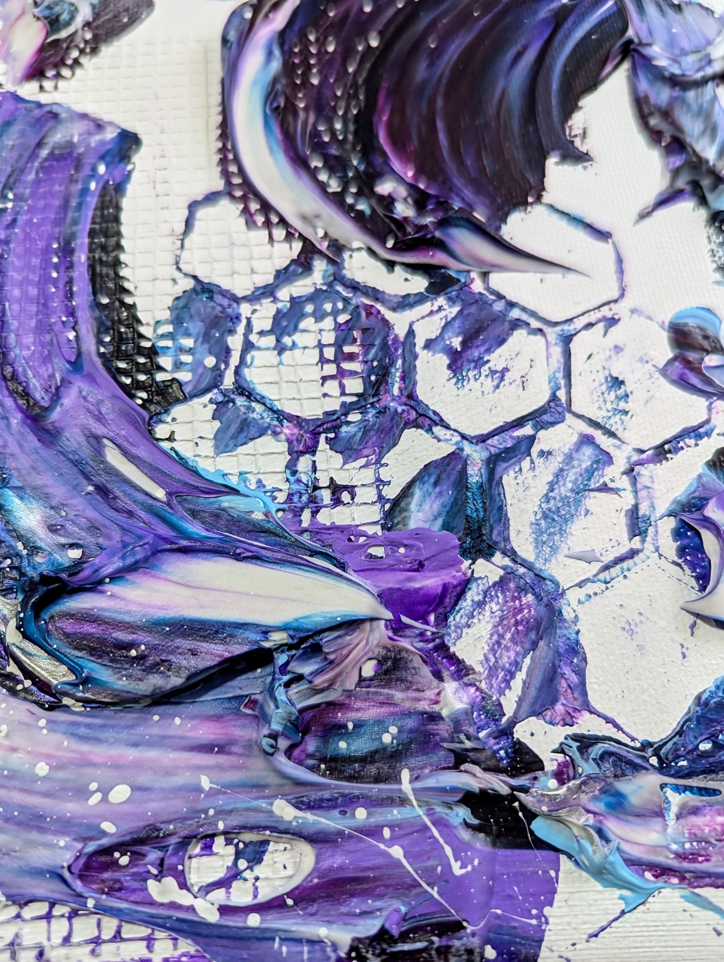 Toile abstraite ''Tranquillité''