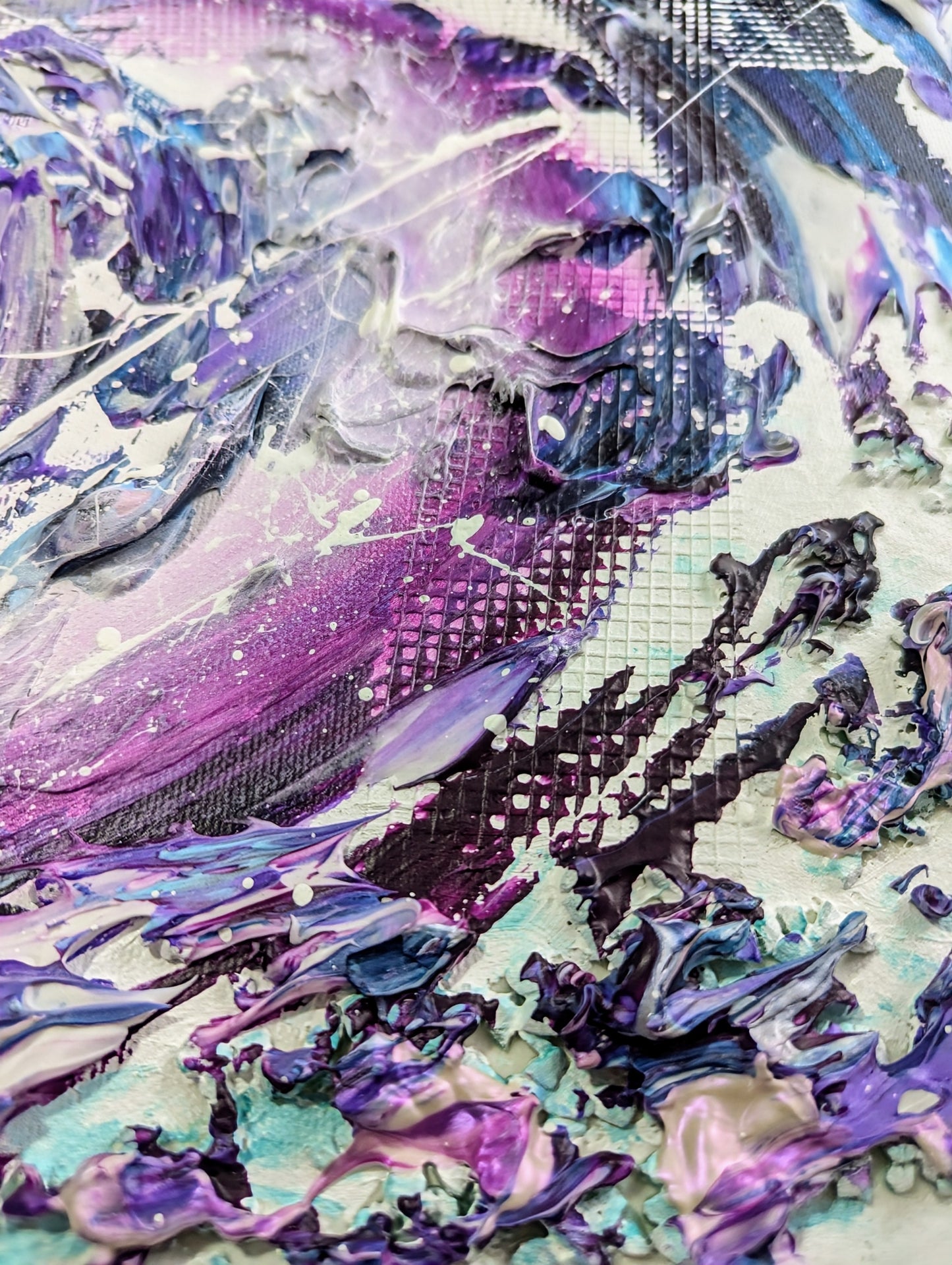 Toile abstraite ''Tranquillité''