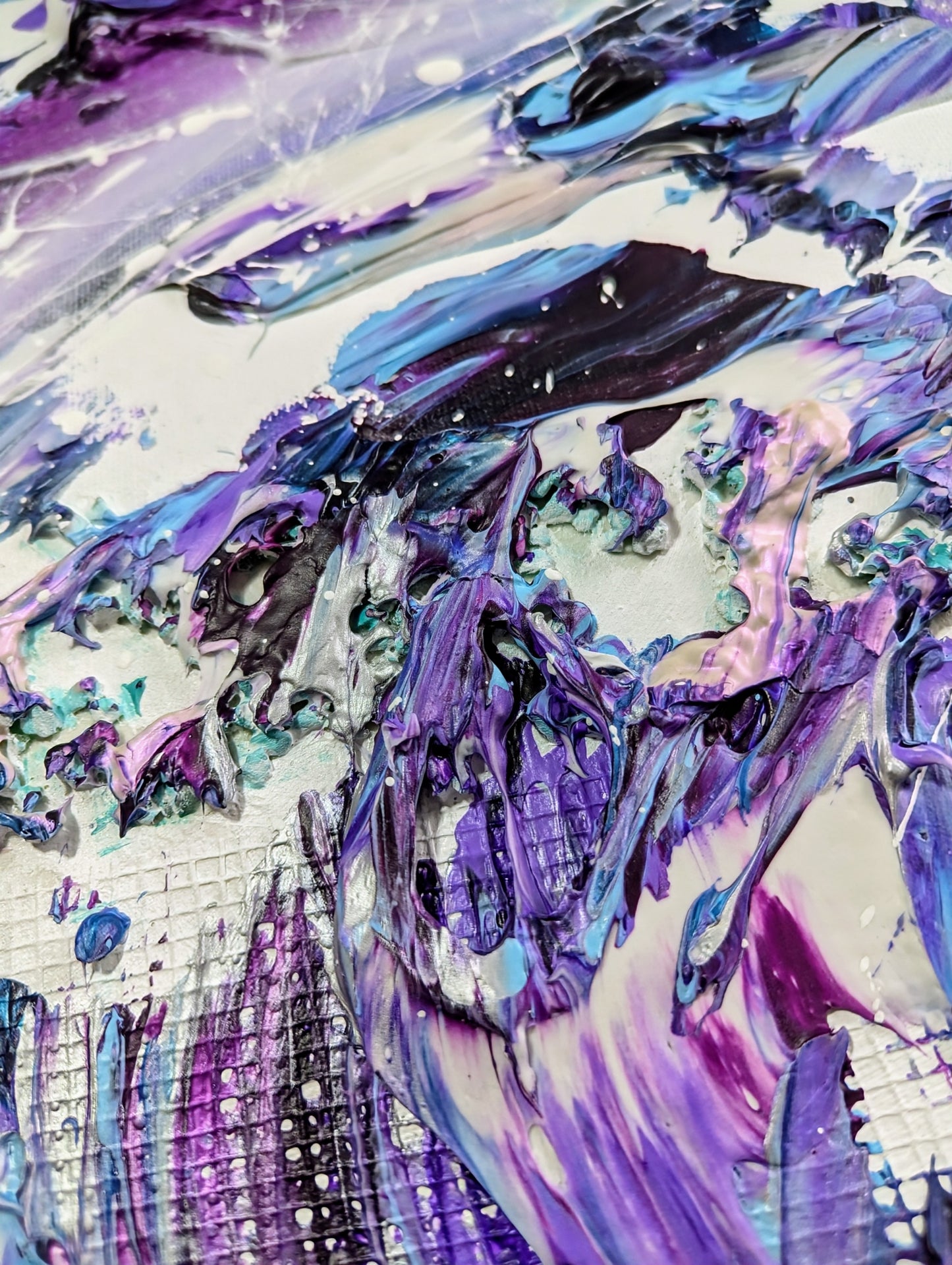 Toile abstraite ''Tranquillité''