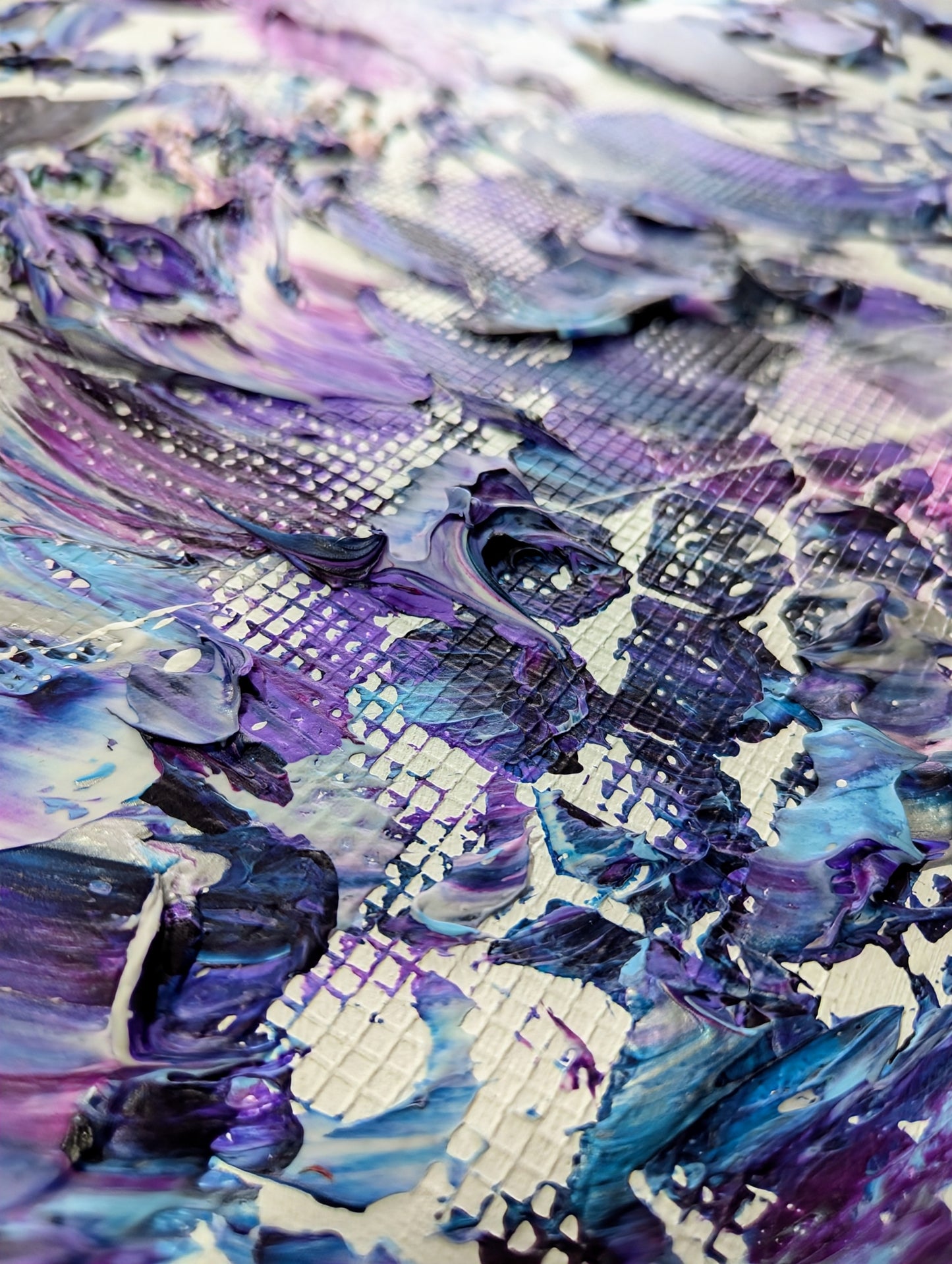 Toile abstraite ''Tranquillité''