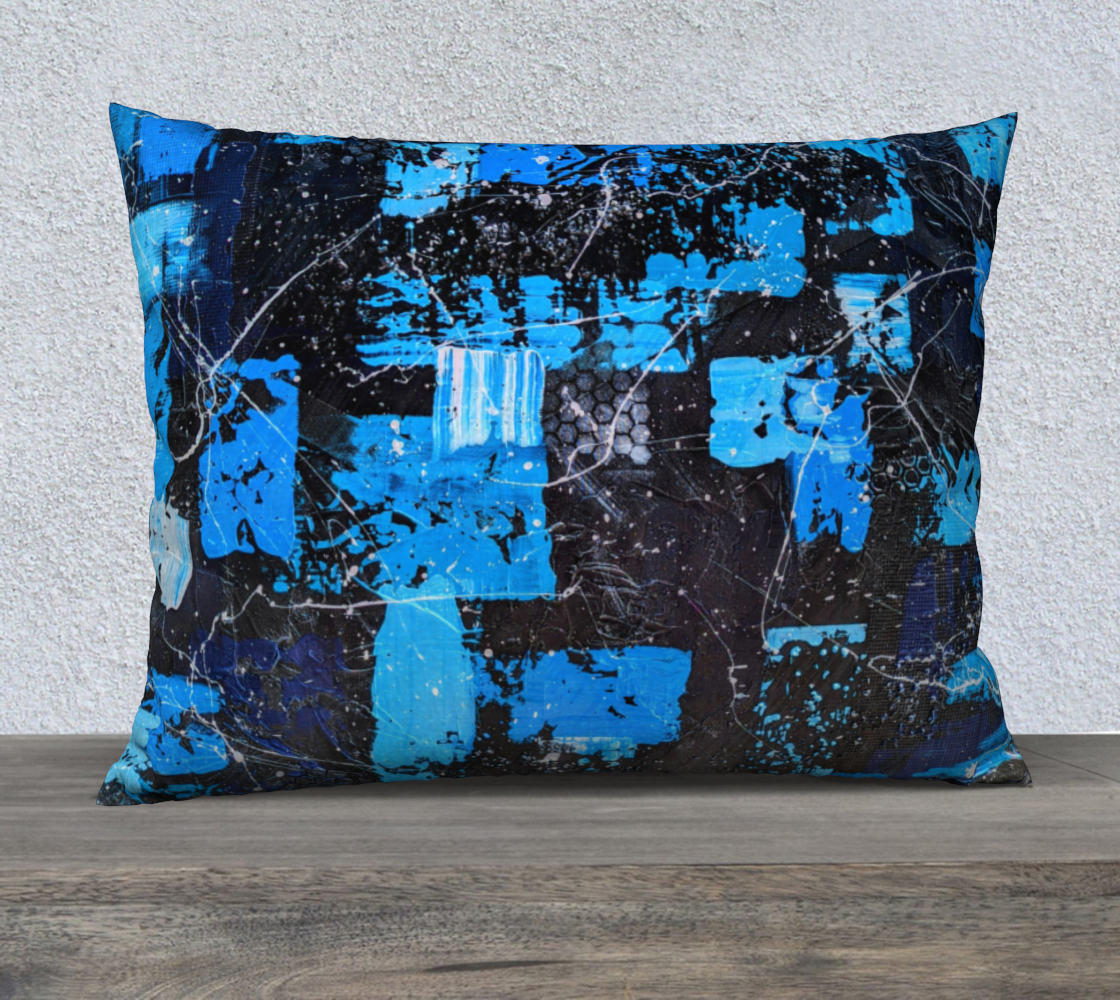 Housse de coussin 26X20 ''Océanique''