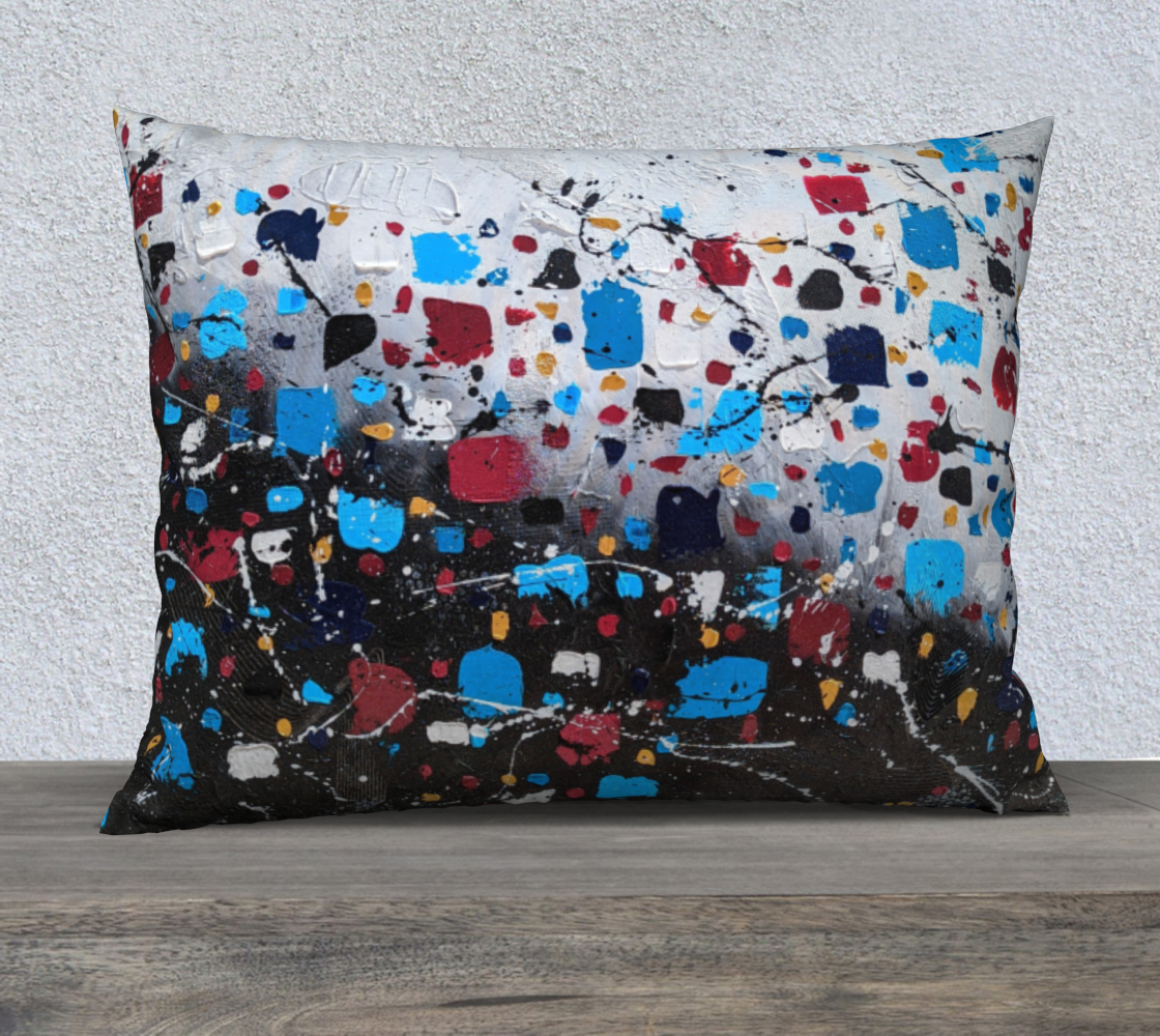 Housse de coussin 26X20 ''Confettis Stellaires''