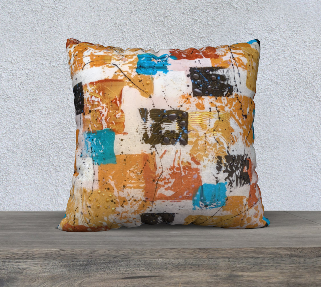 Housse de coussin 22X22 ''Entre ciel et terre''