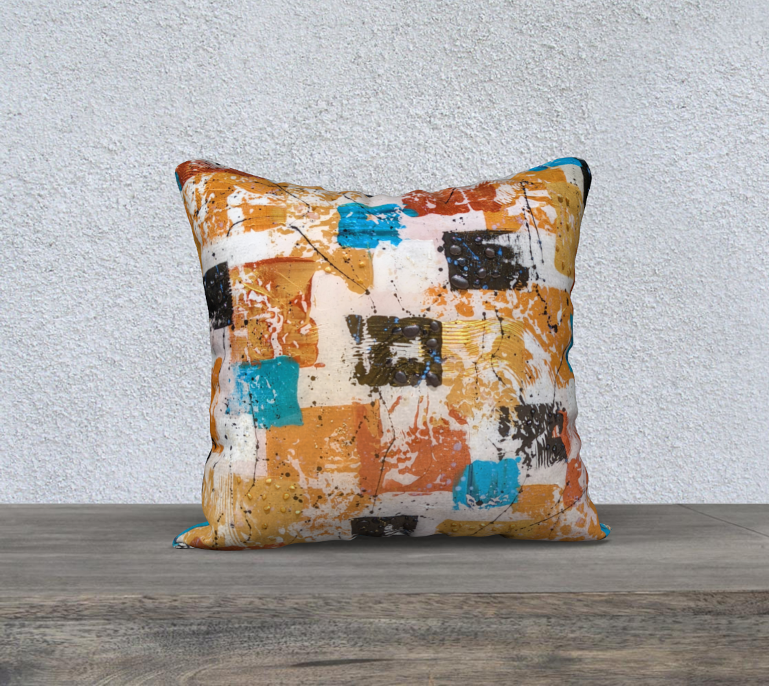Housse de coussin 18X18 ''Entre ciel et terre''